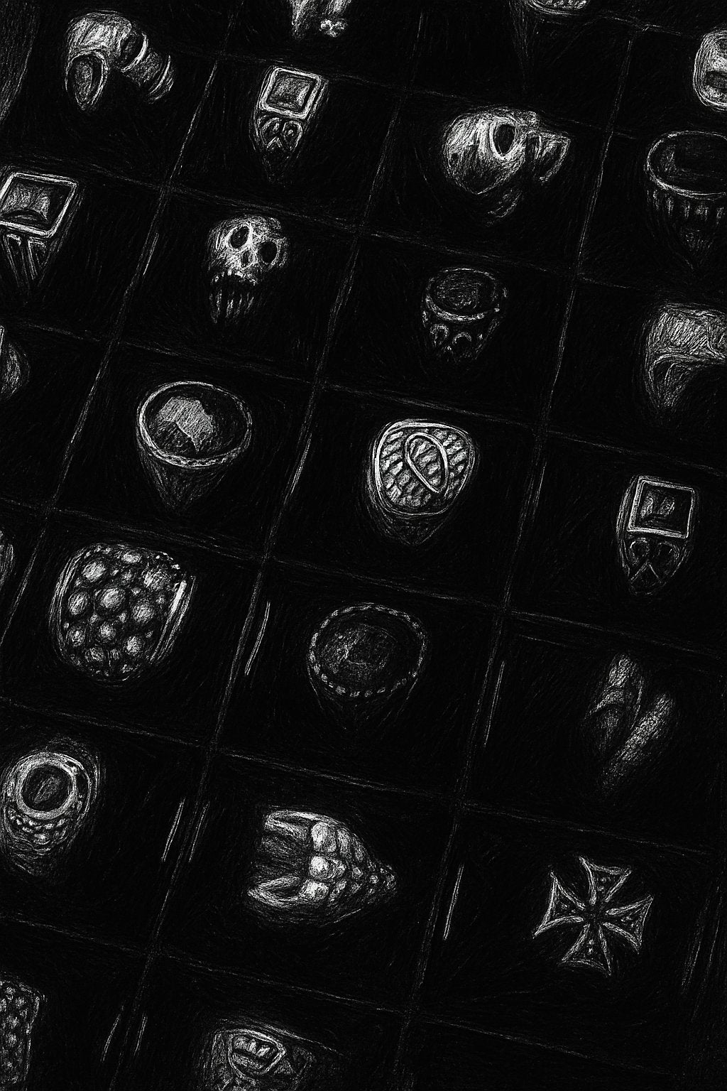 Massive Biker-Ringe aus Silber – Schmuck mit Gewicht und Bedeutung