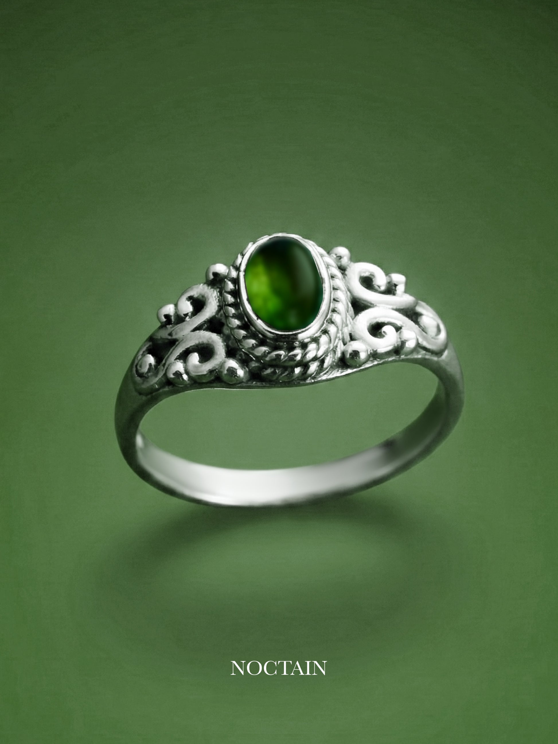 Ring „Green whisper“