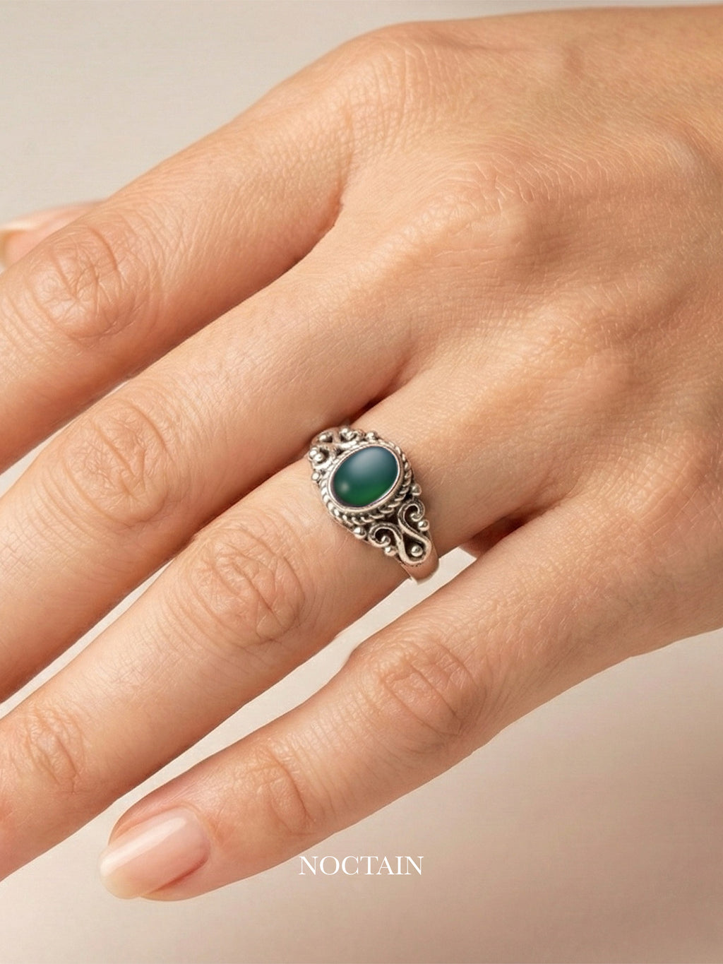 Ring „Green whisper“