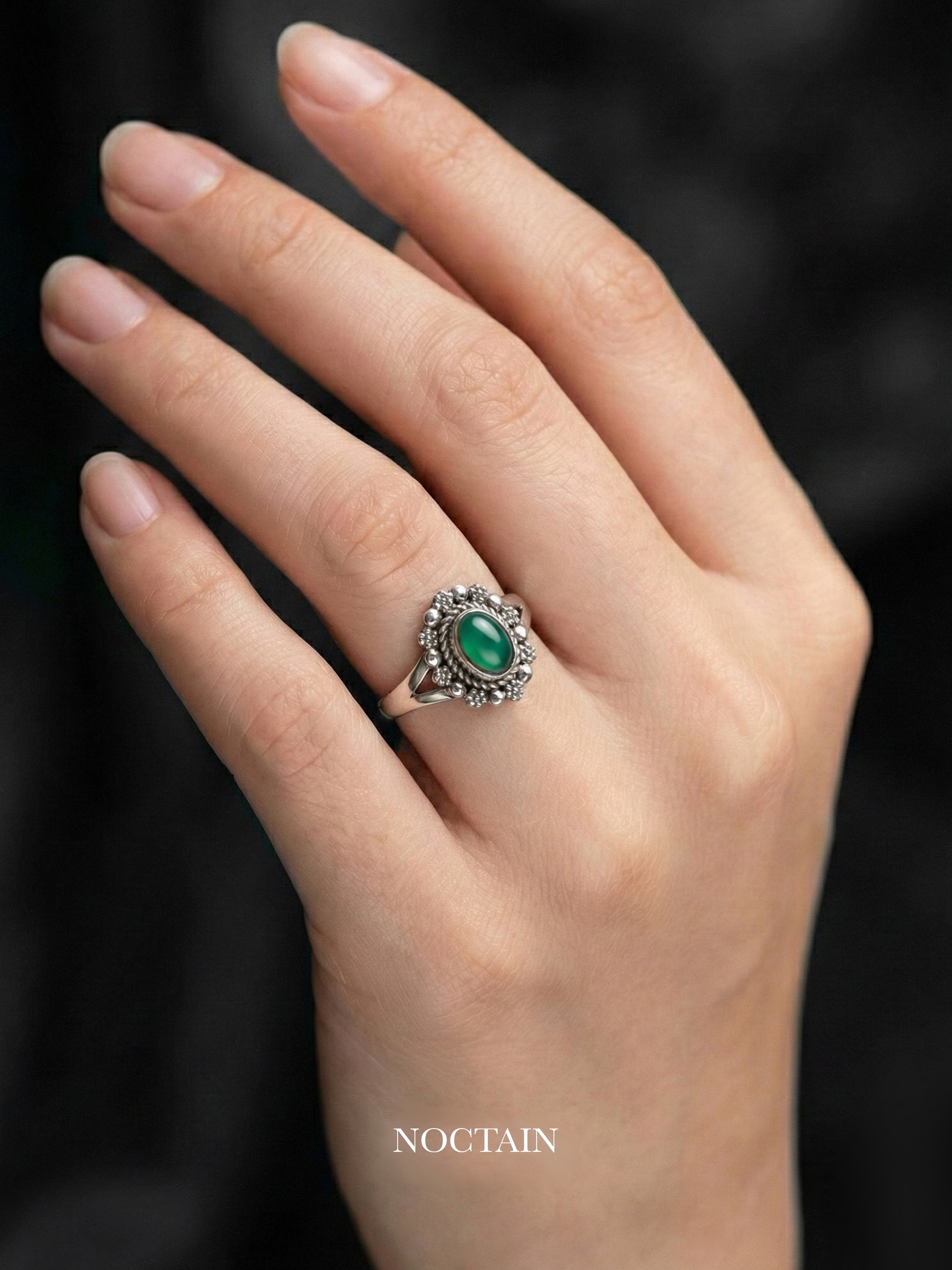 Ring „Verdant veil“