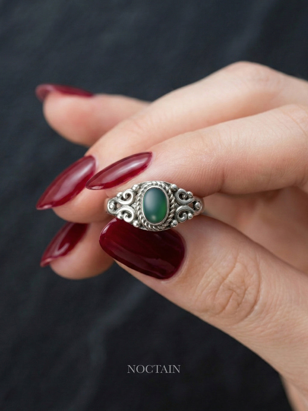 Ring „Green whisper“
