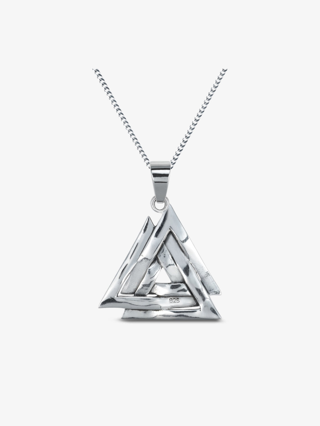 Noctain Valknut Kettenanhänger 925 Silber Schmuck Gothic Metal