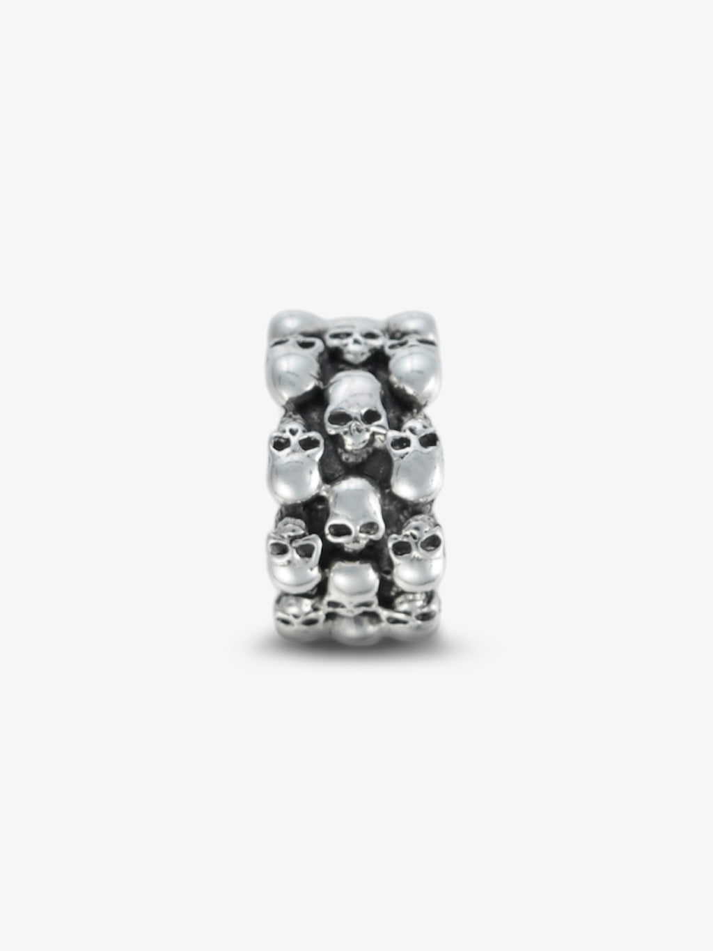 Totenschädelband Ring