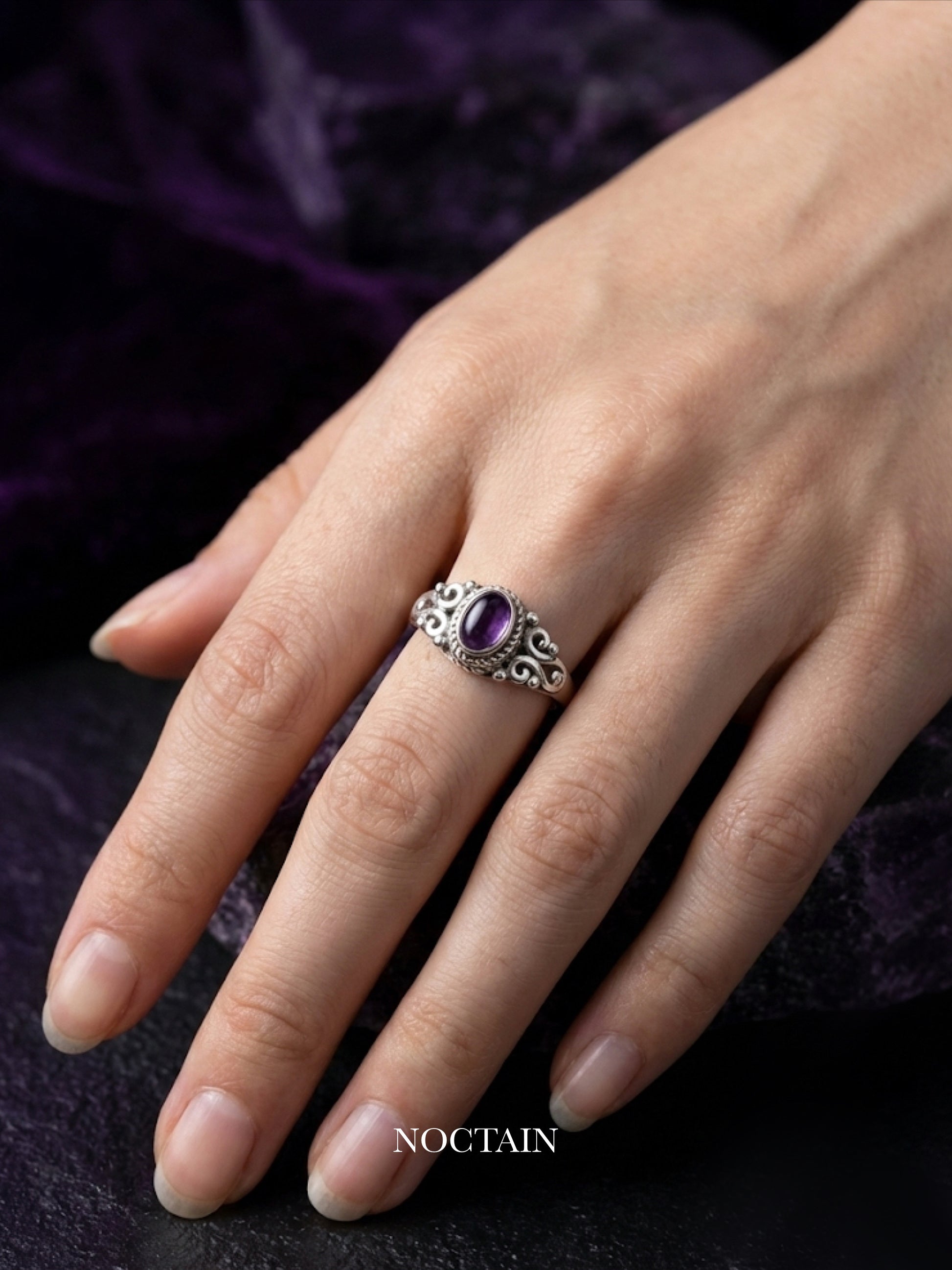 Ring „Violet whisper“