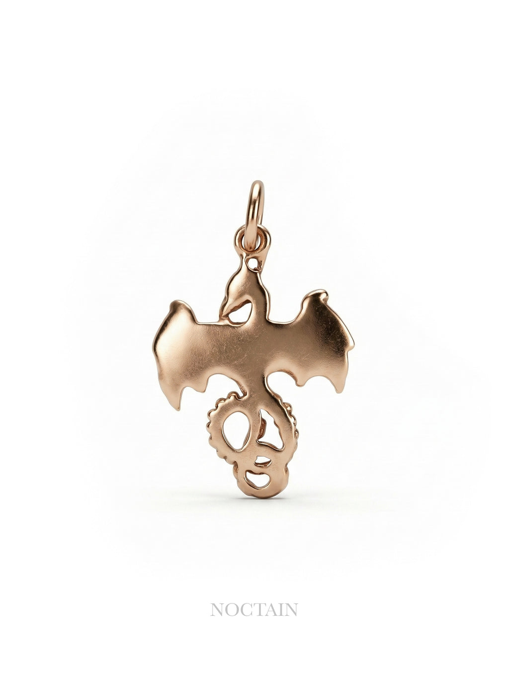 Bronze Anhänger - kleiner Lindwurm Drache