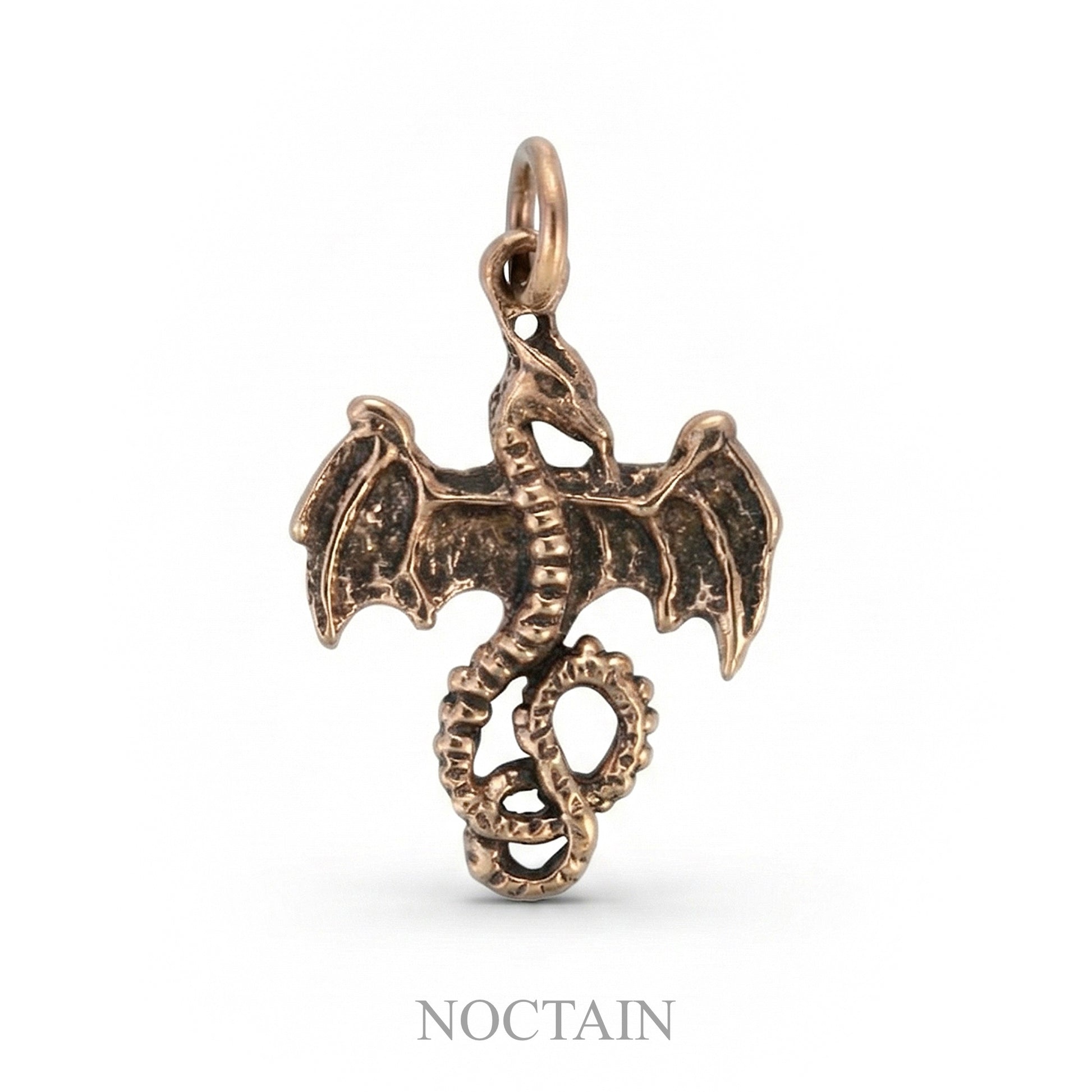 Bronze Anhänger - kleiner Lindwurm Drache