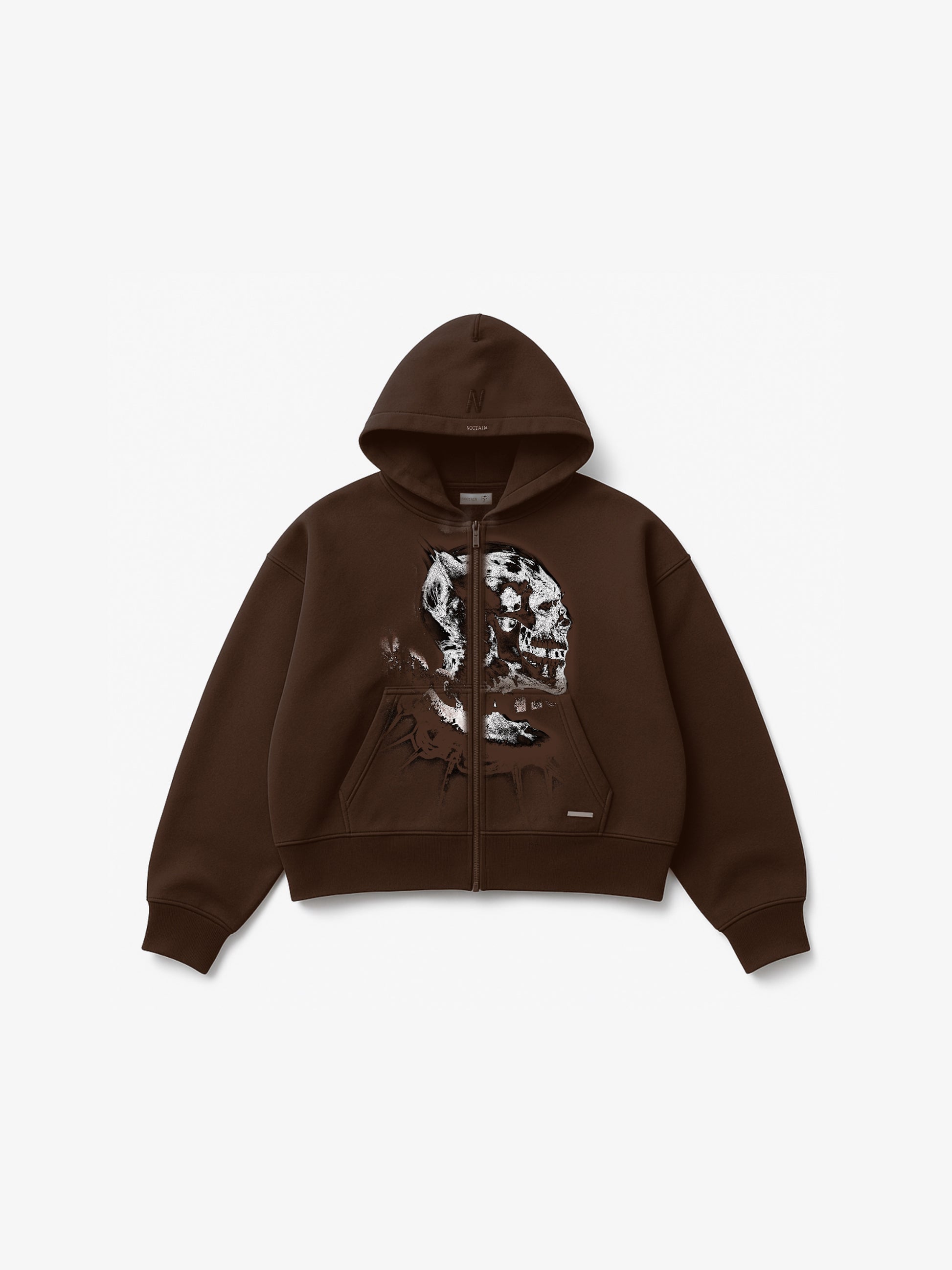 Heavy Zip Hoodie Bat Human