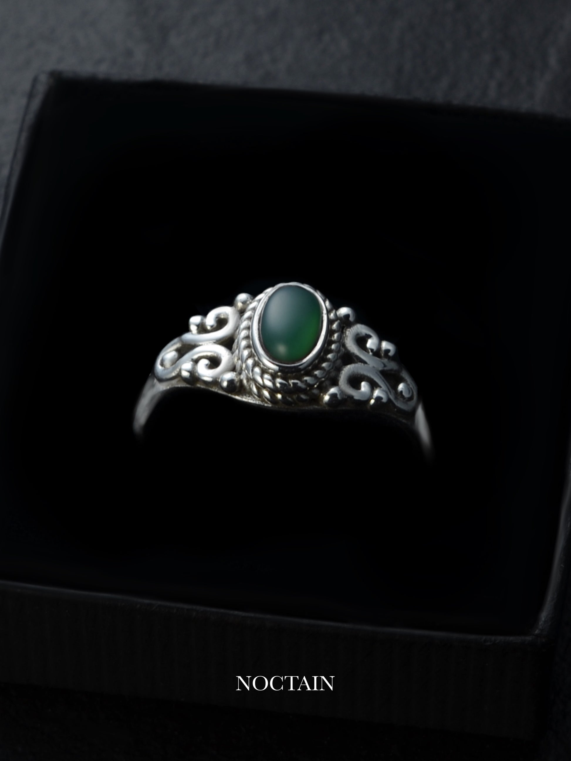 Ring „Green whisper“