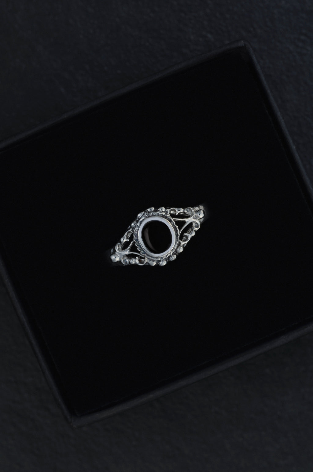 Ring „Mystic Pearl“ schwarz