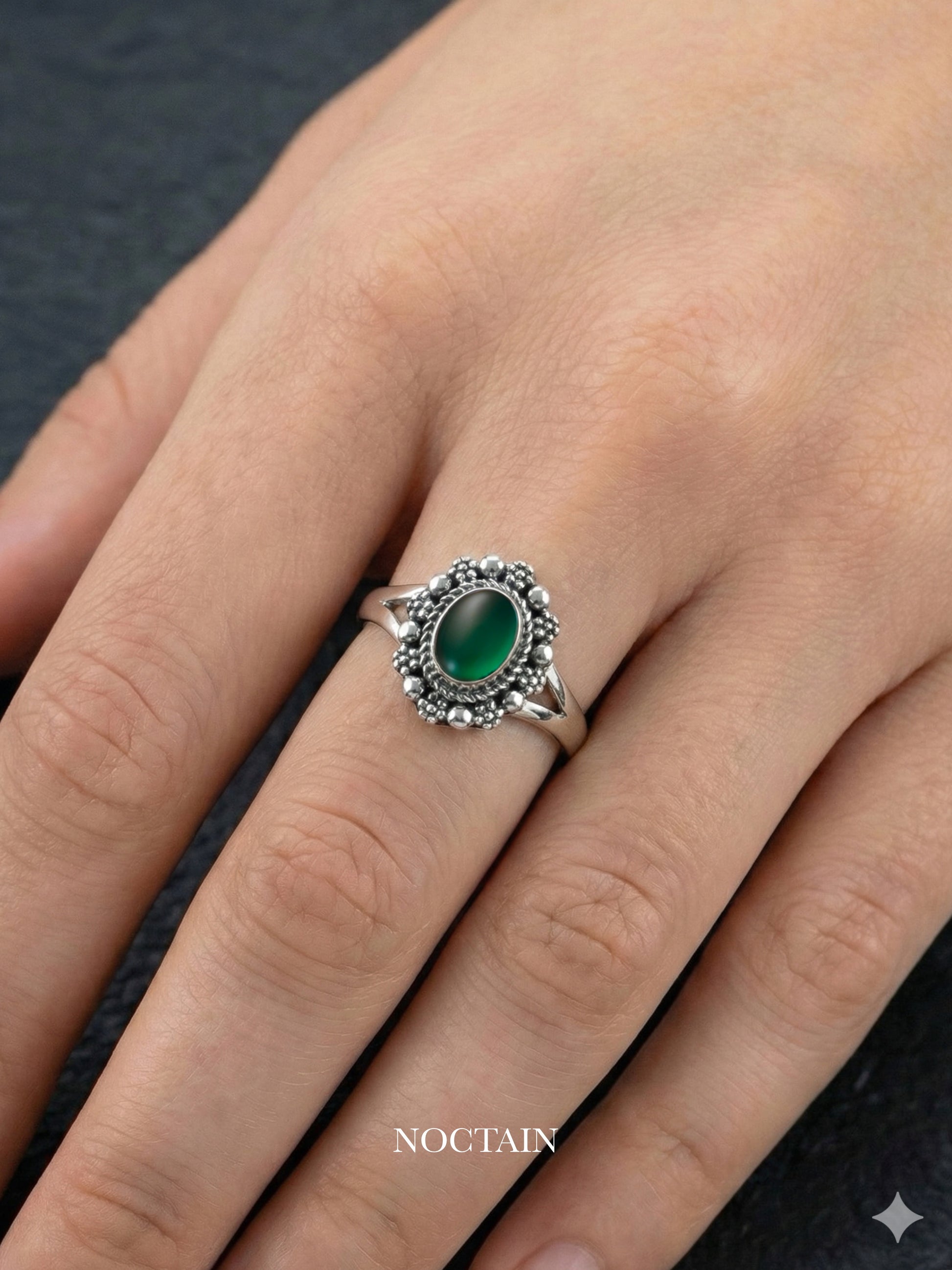 Ring „Verdant veil“