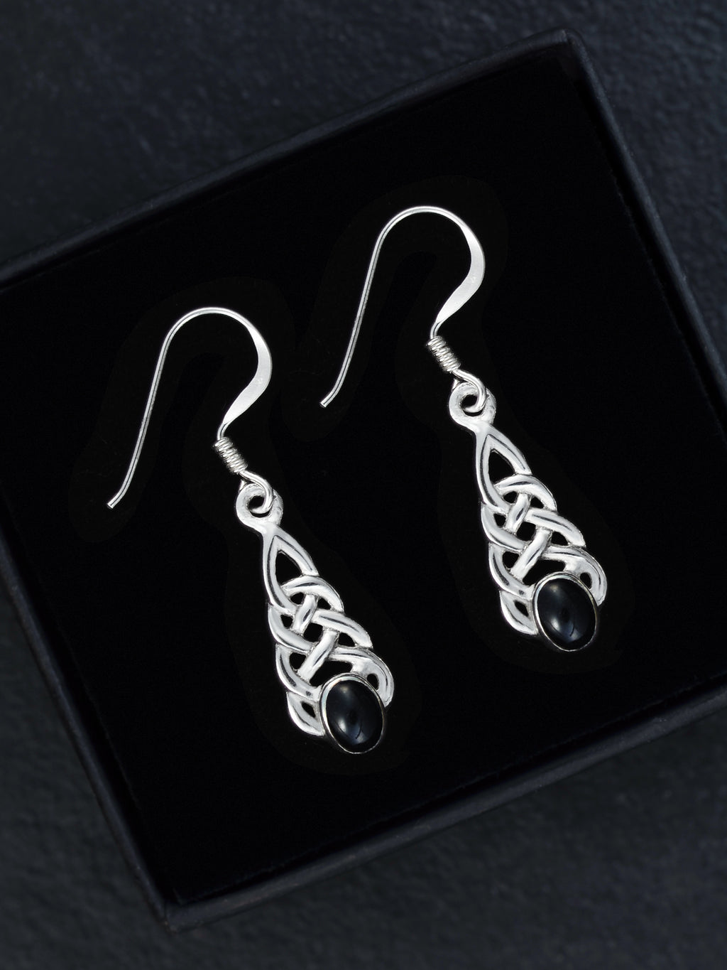 Aeternitas - Ohrhänger mit Onyx