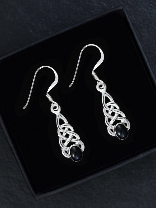 Aeternitas - Ohrhänger mit Onyx