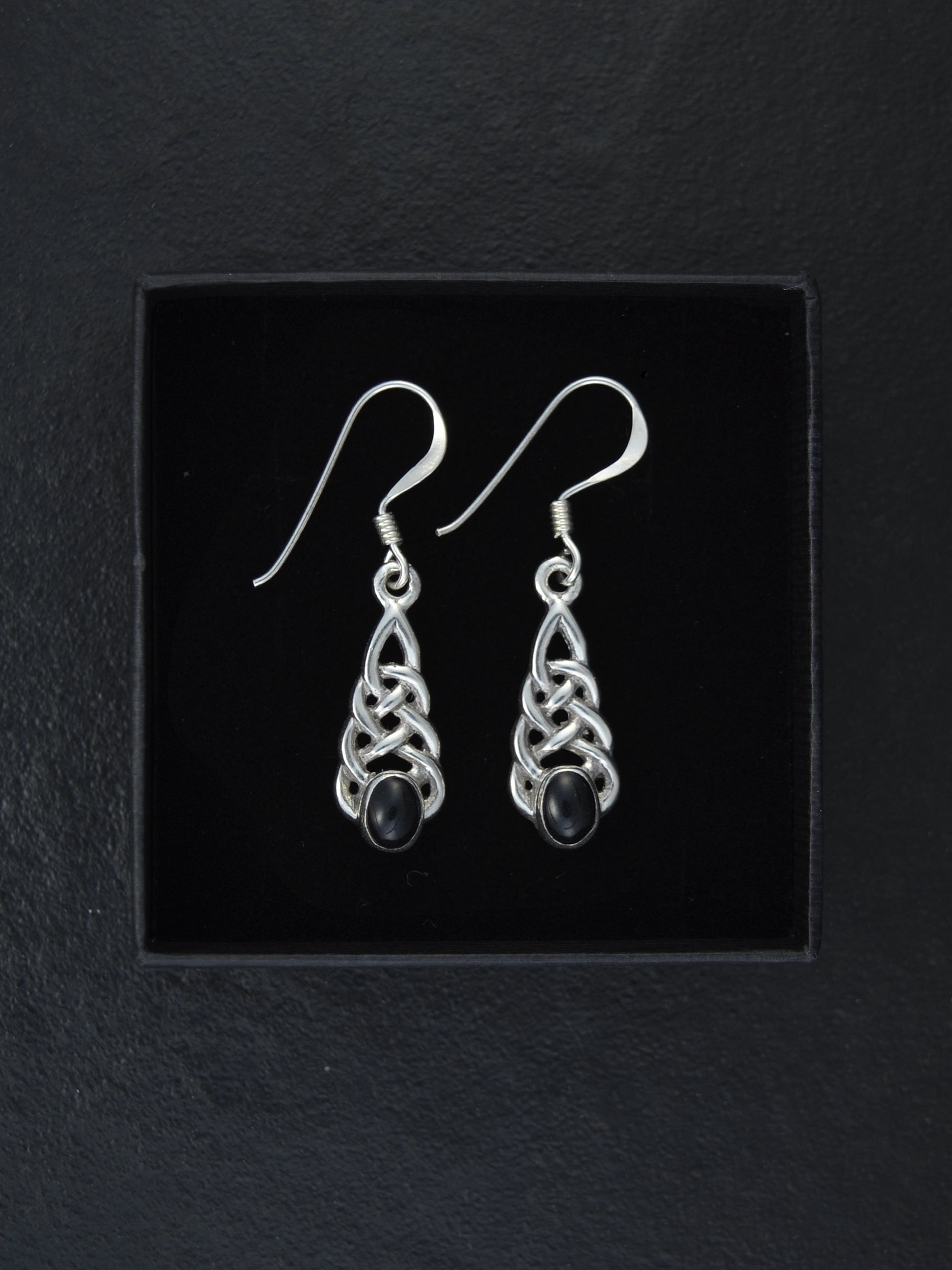 Aeternitas - Ohrhänger mit Onyx