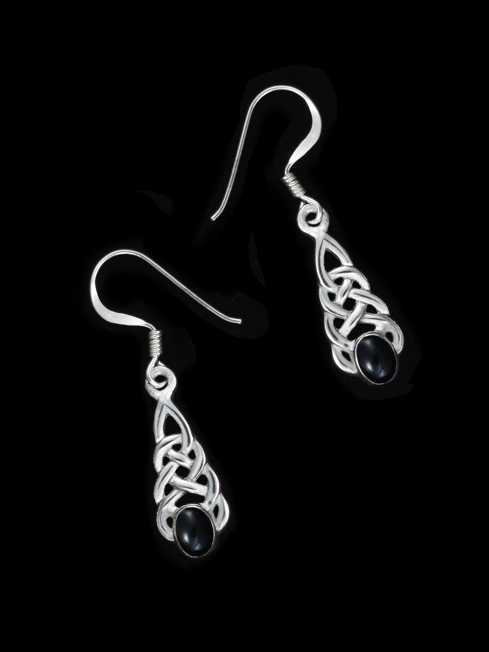 Aeternitas - Ohrhänger mit Onyx