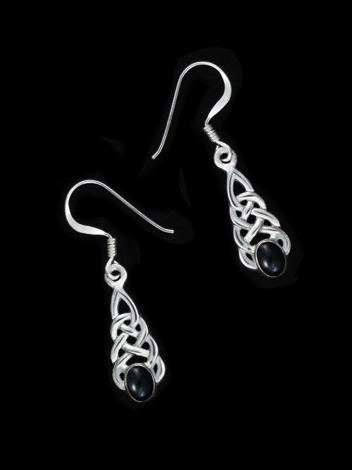 Aeternitas - Ohrhänger mit Onyx