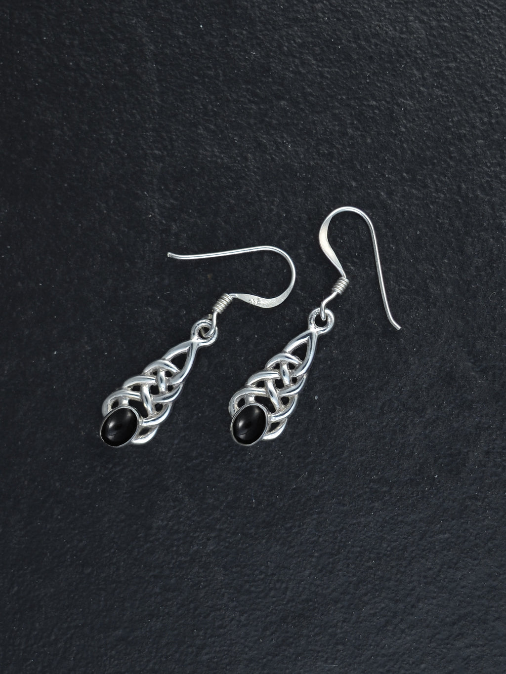 Aeternitas - Ohrhänger mit Onyx