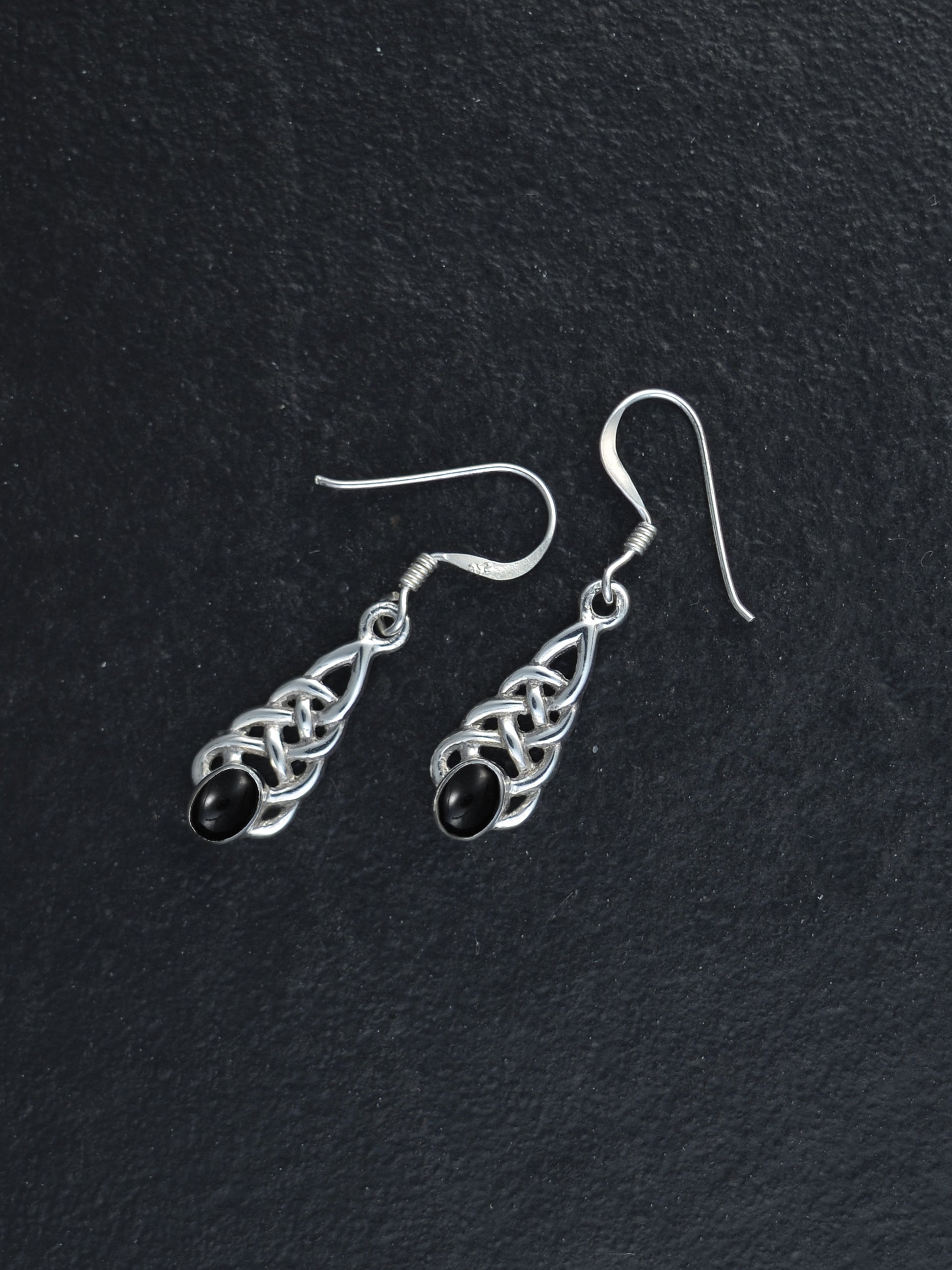 Aeternitas - Ohrhänger mit Onyx