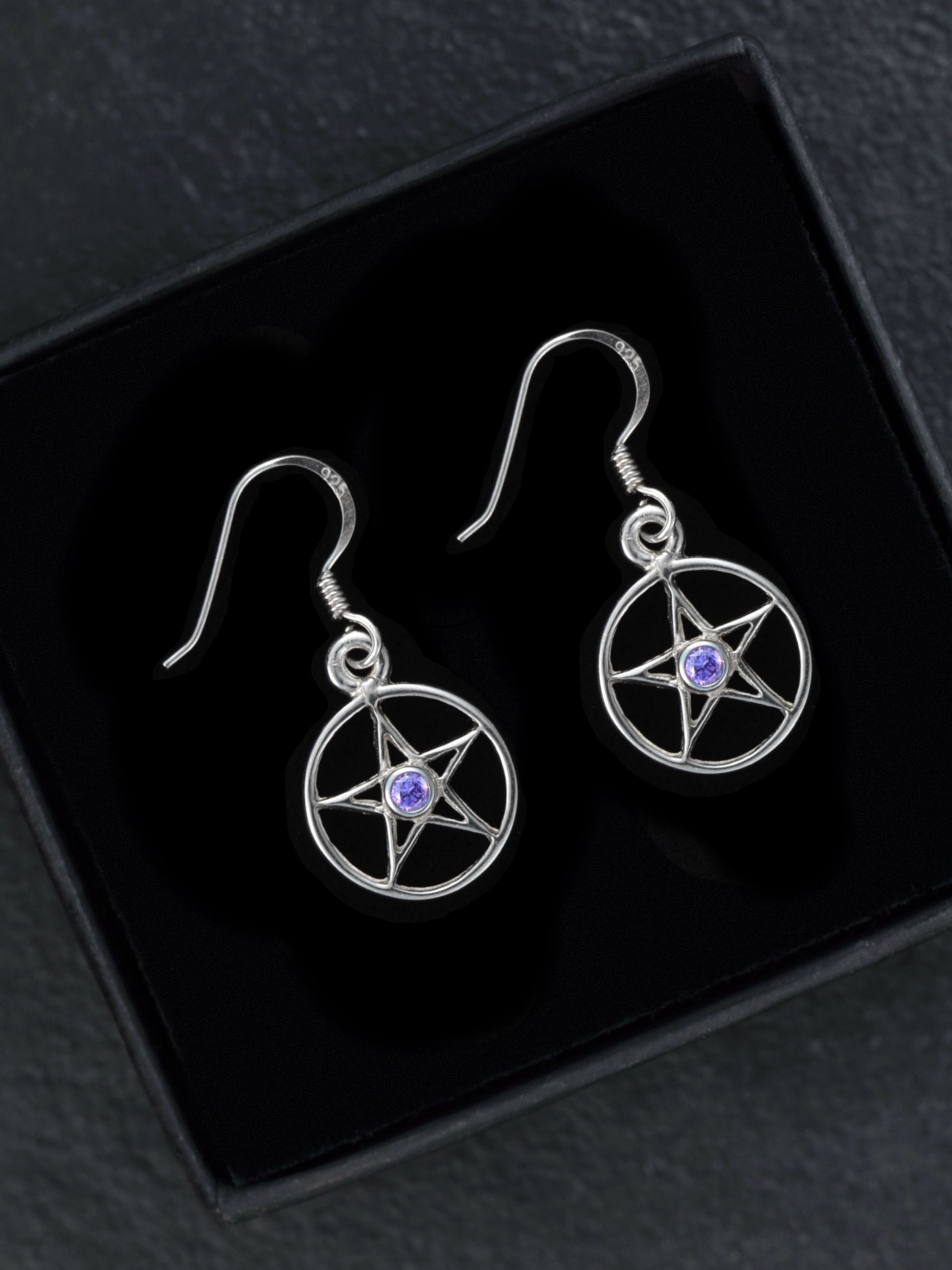 Aura - Ohrhänger lila