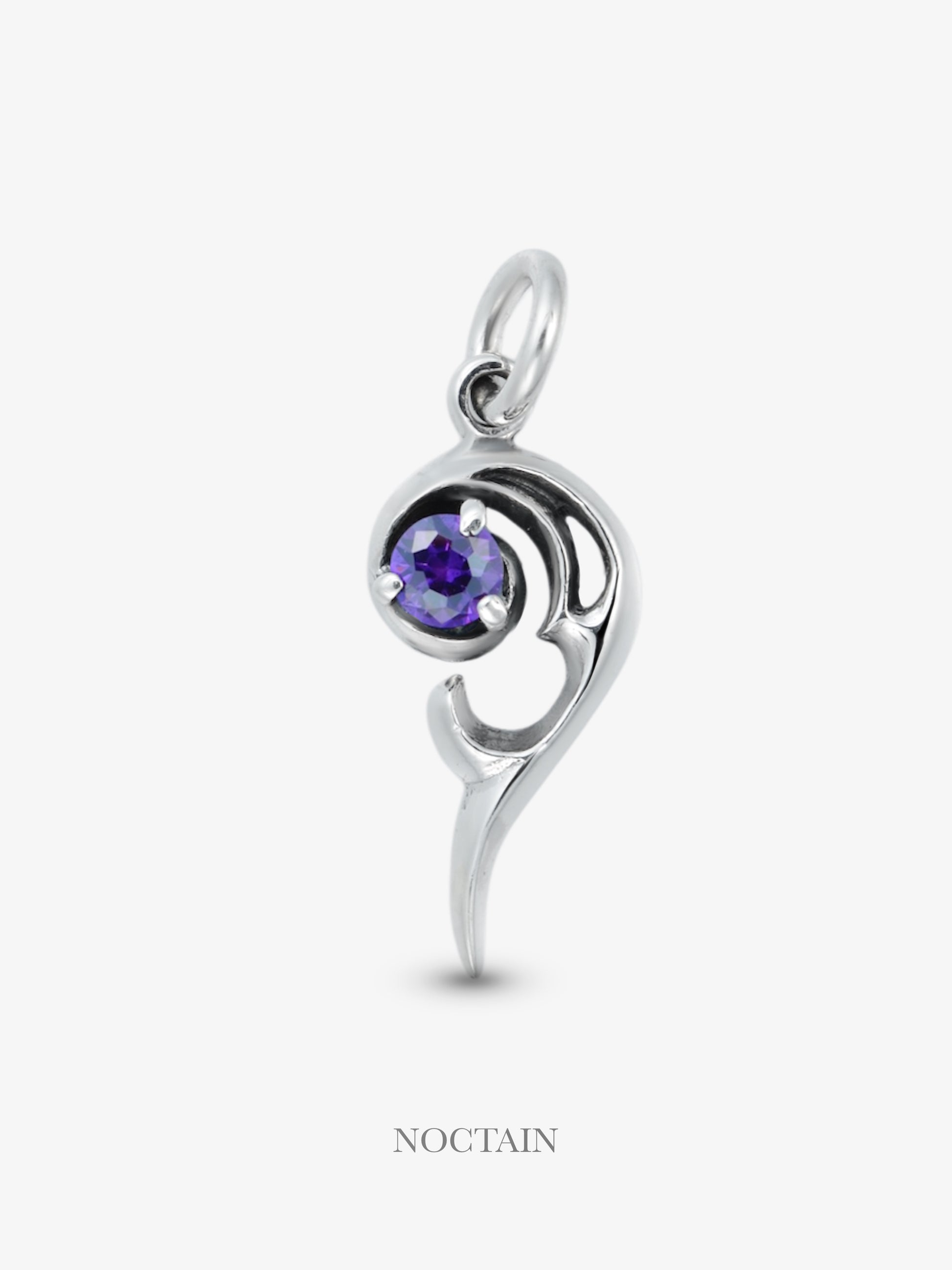 Morrigan Anhänger - violett (Groß)