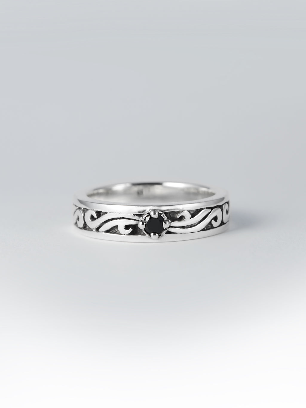Ring „Onyx weave“