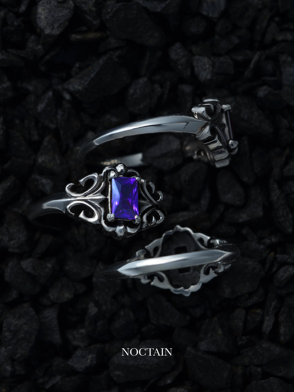 Royal Cut Morrigan Ring - rot