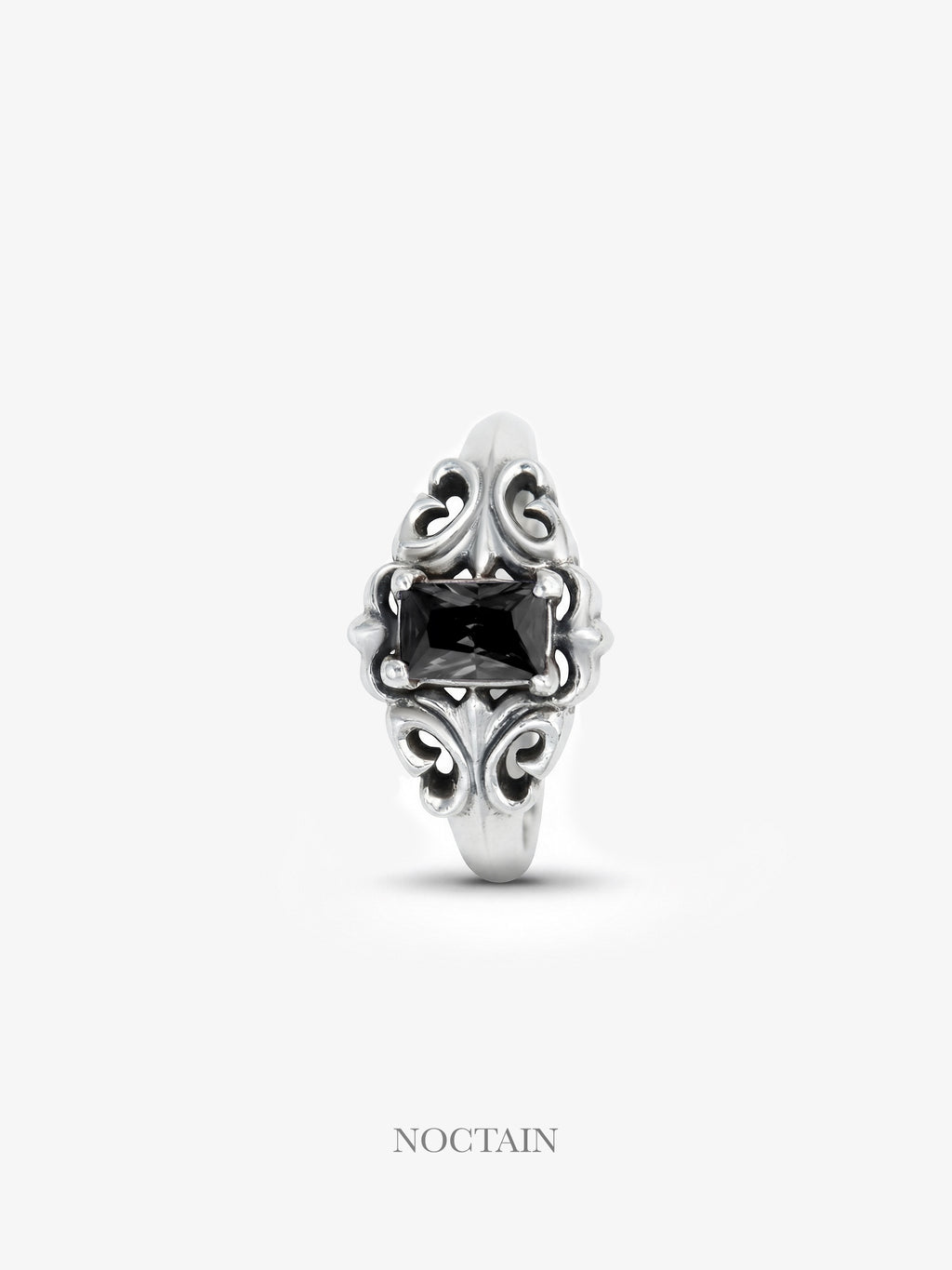 Royal Cut Morrigan Ring - schwarz