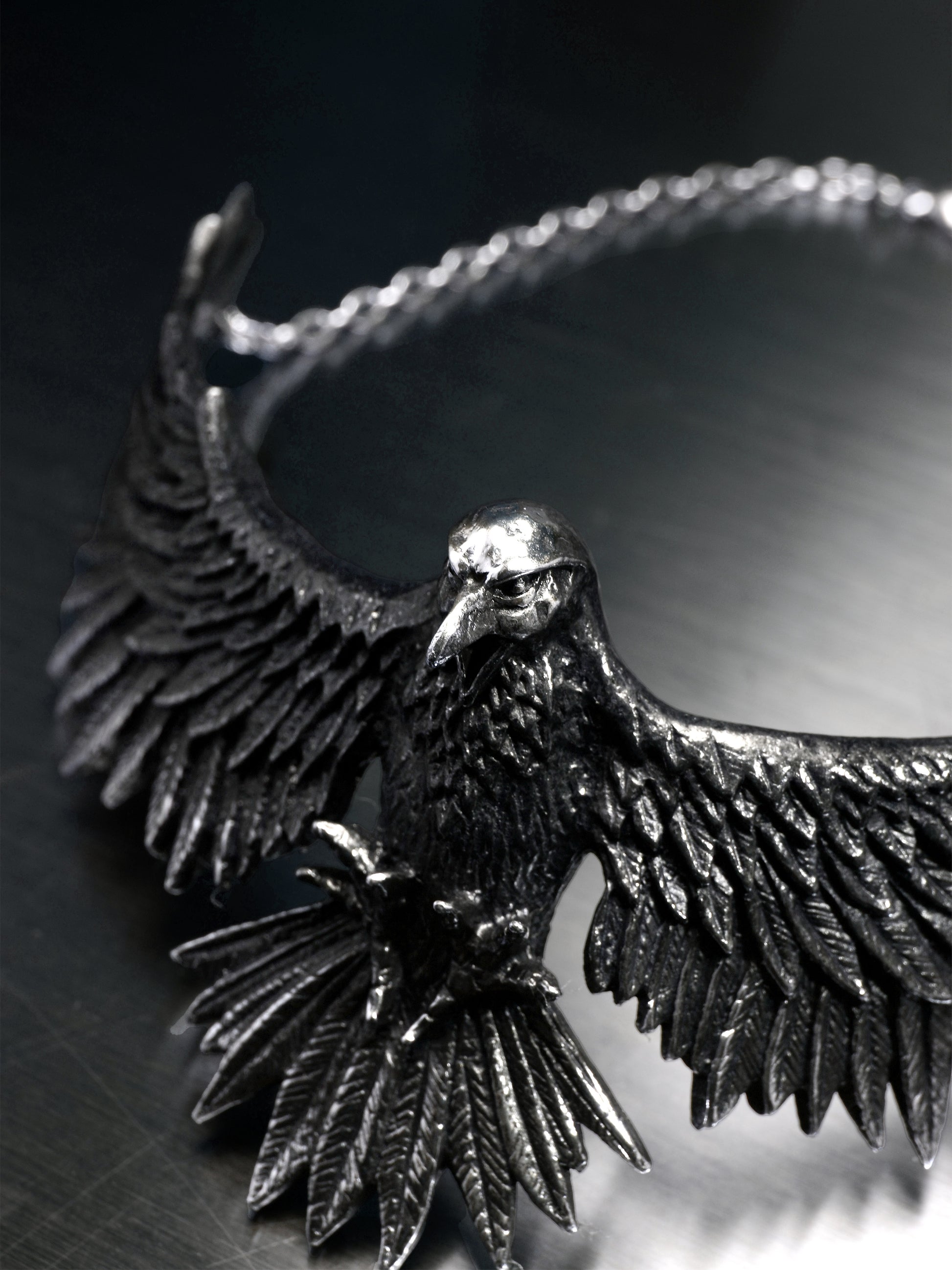 Gothic Raven Halskette - Alchemy
