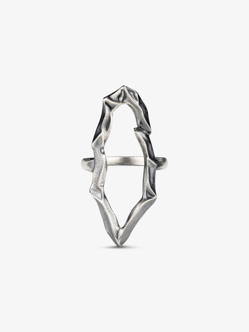 Noctain x SEBAMAKES Zero Ring aus hochwertigem 925 Sterling Silber, handgefertigt in Italien 2