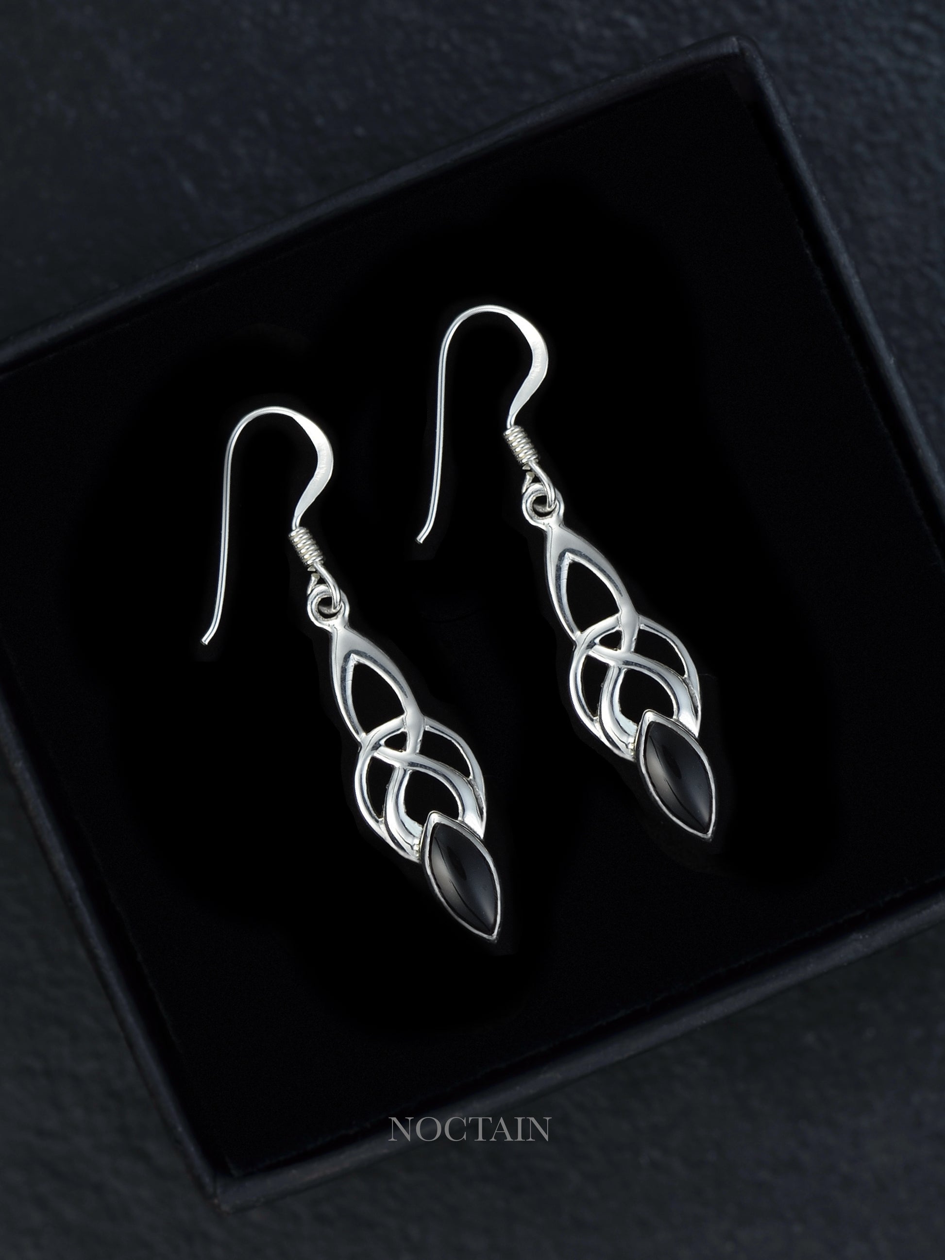 Silwen - Ohrhänger mit schwarzem Onyx