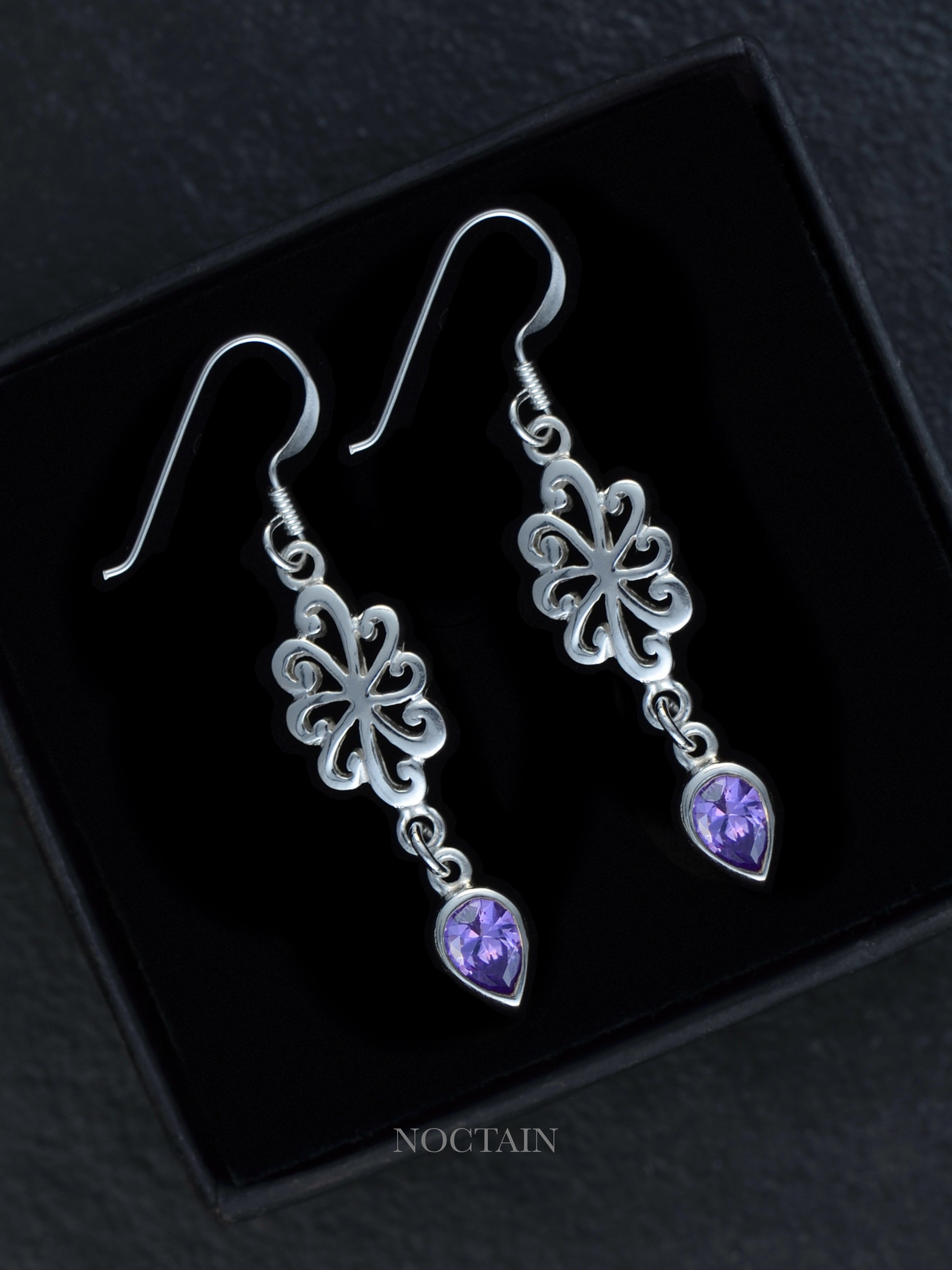 Ametra - Ohrhänger lila