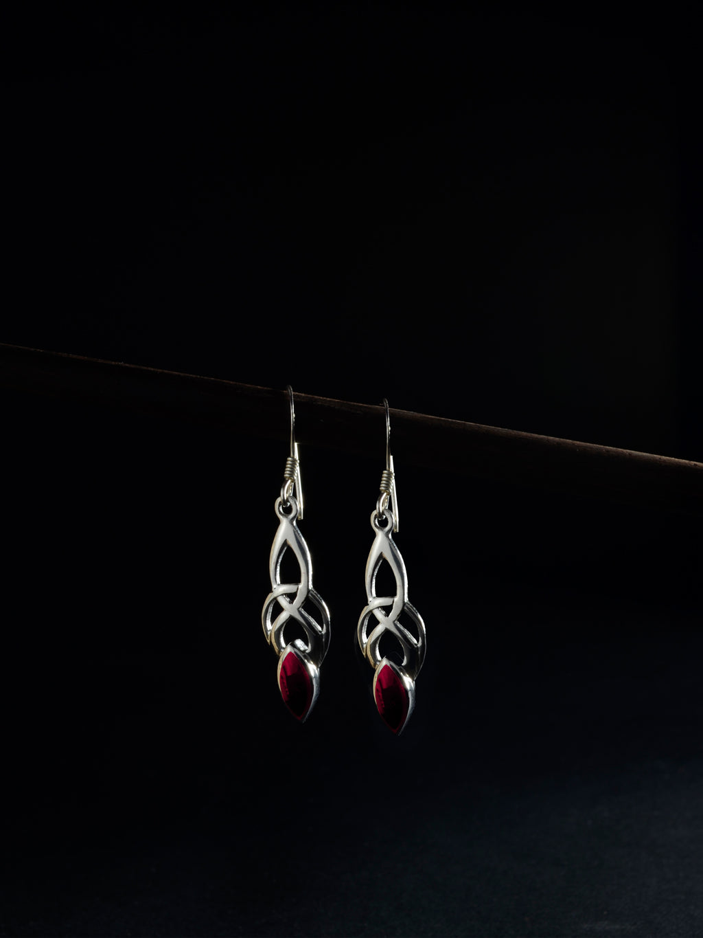 Ohrhänger „Sylvarin“ rot