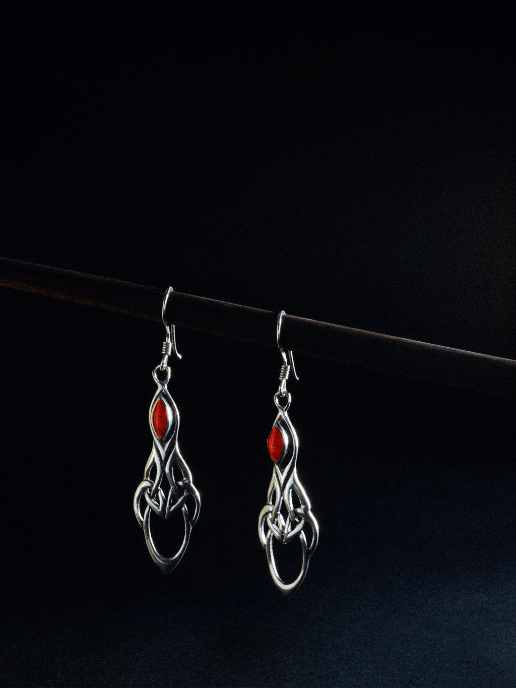 Ohrhänger „Alarien“ rot