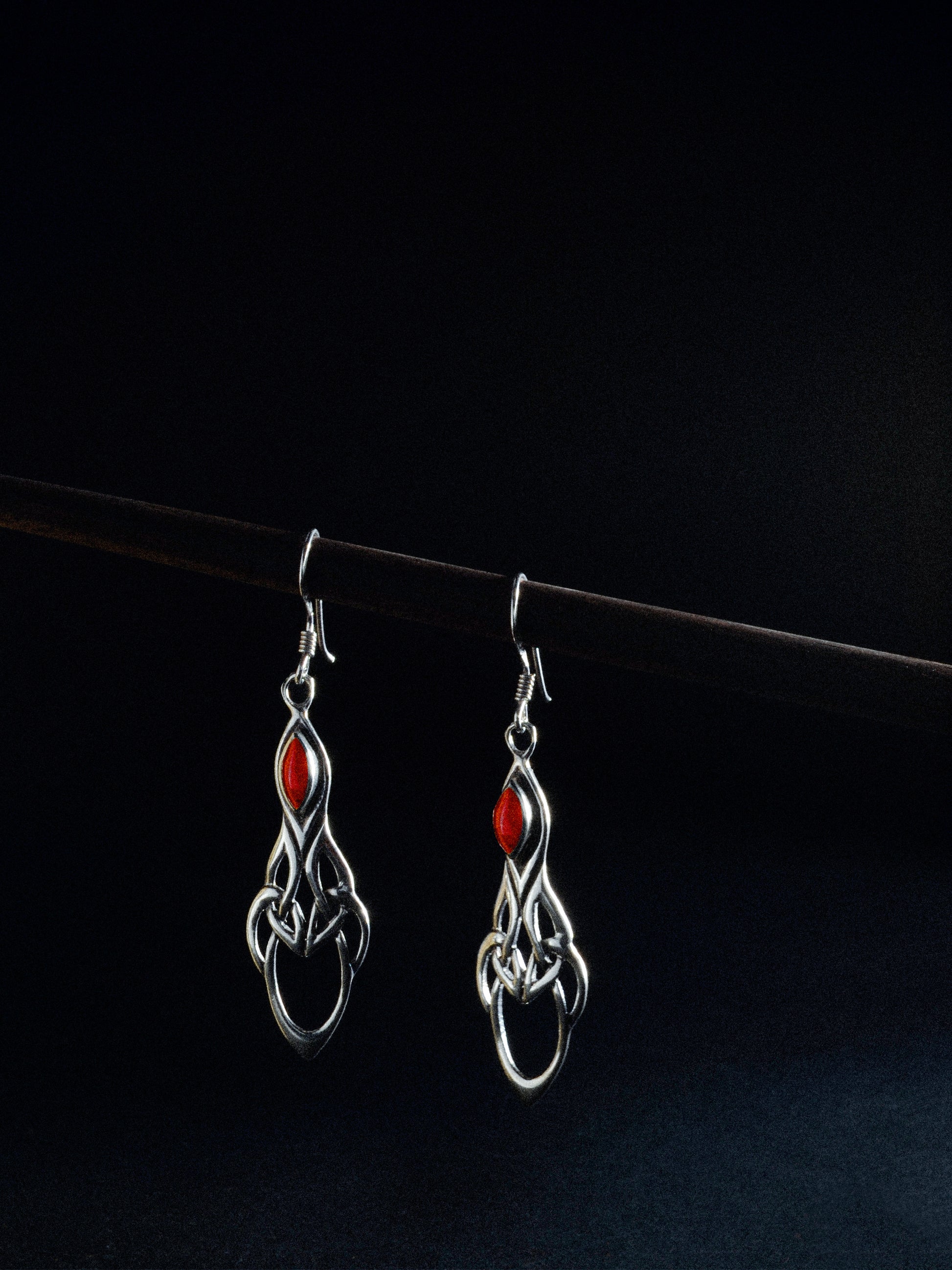 Ohrhänger „Alarien“ rot