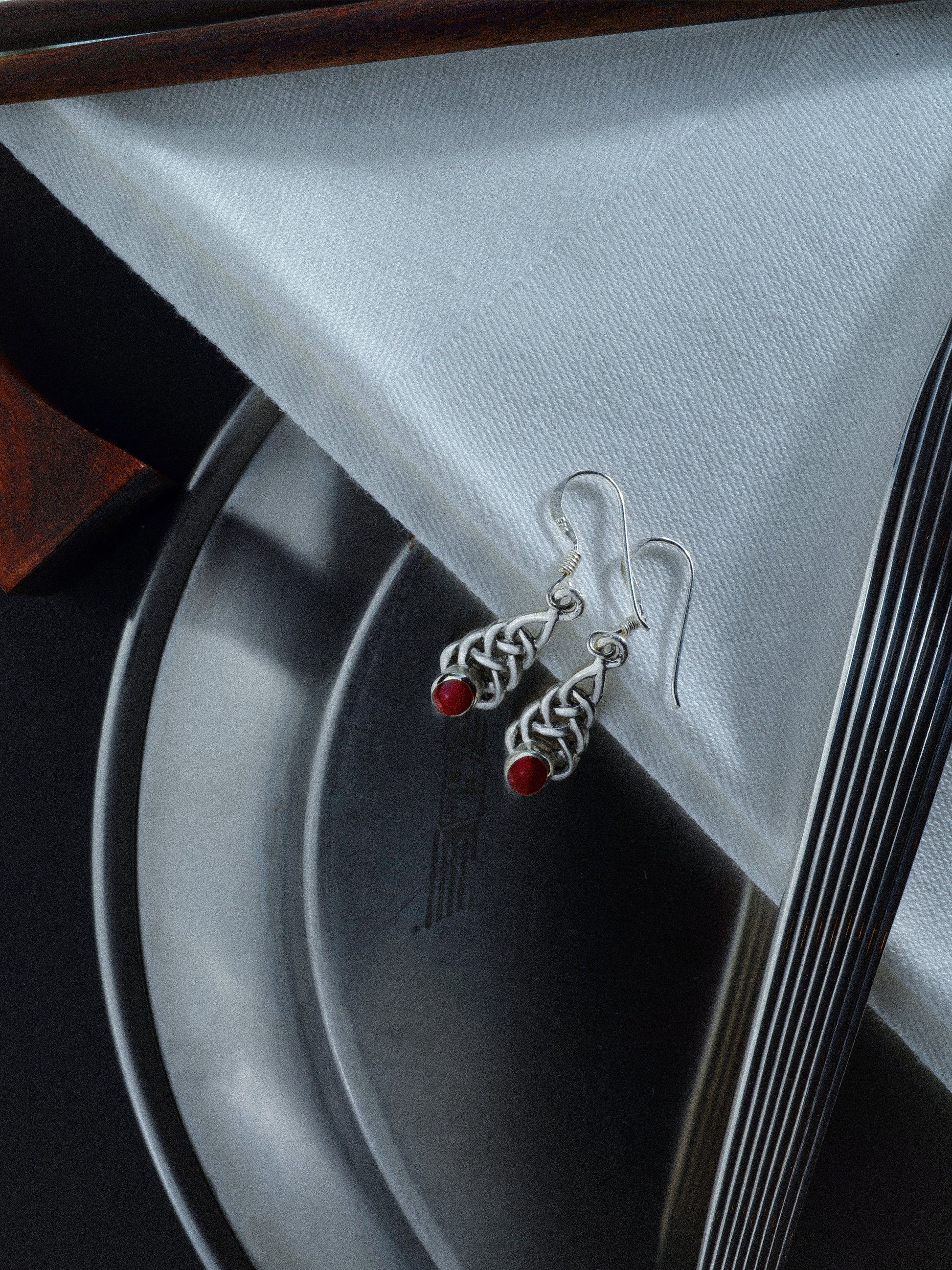 Ohrhänger „Aeternitas“ rot