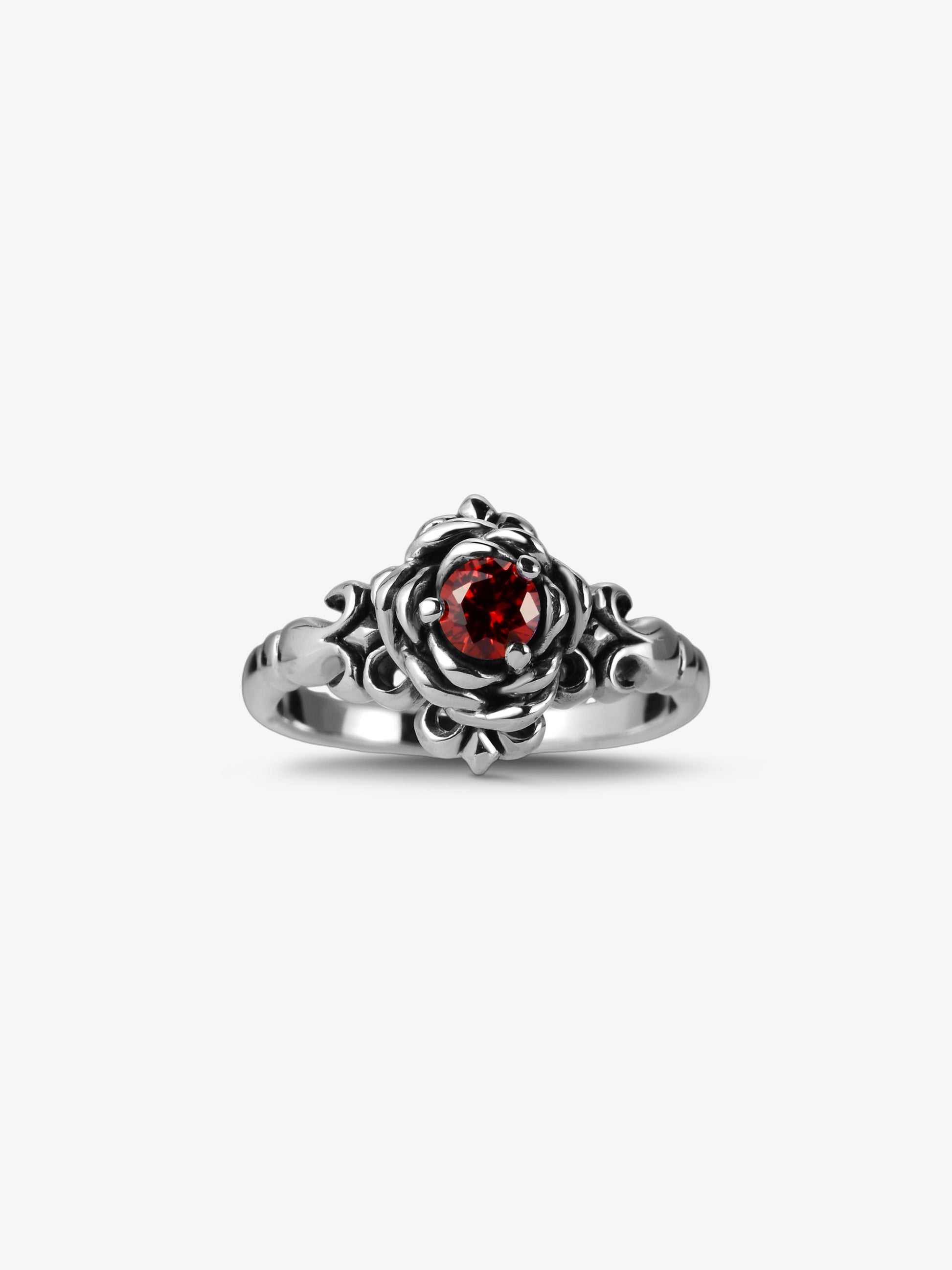 Ring Rose „Thornylia“ rot