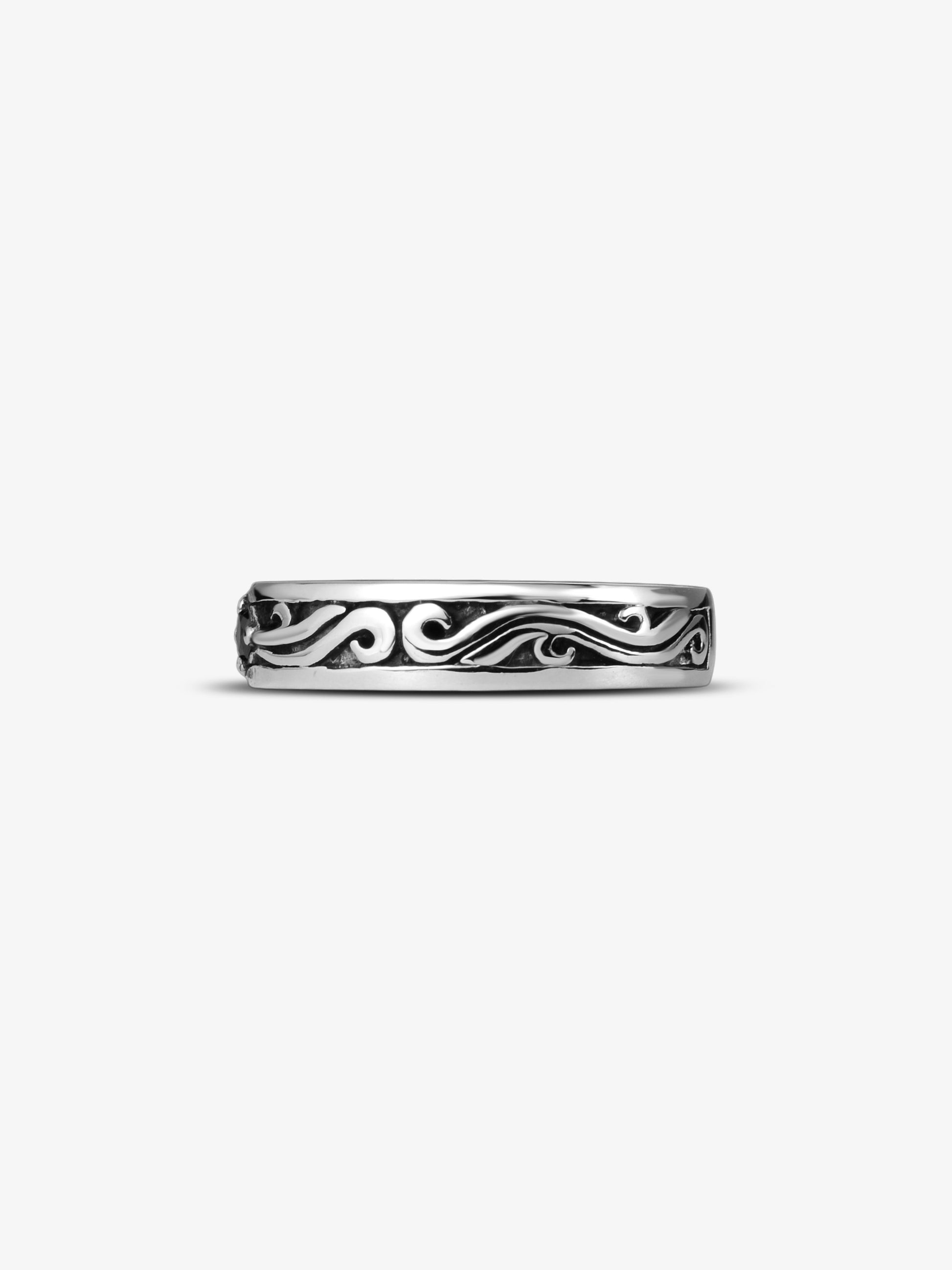Ring „Onyx weave“