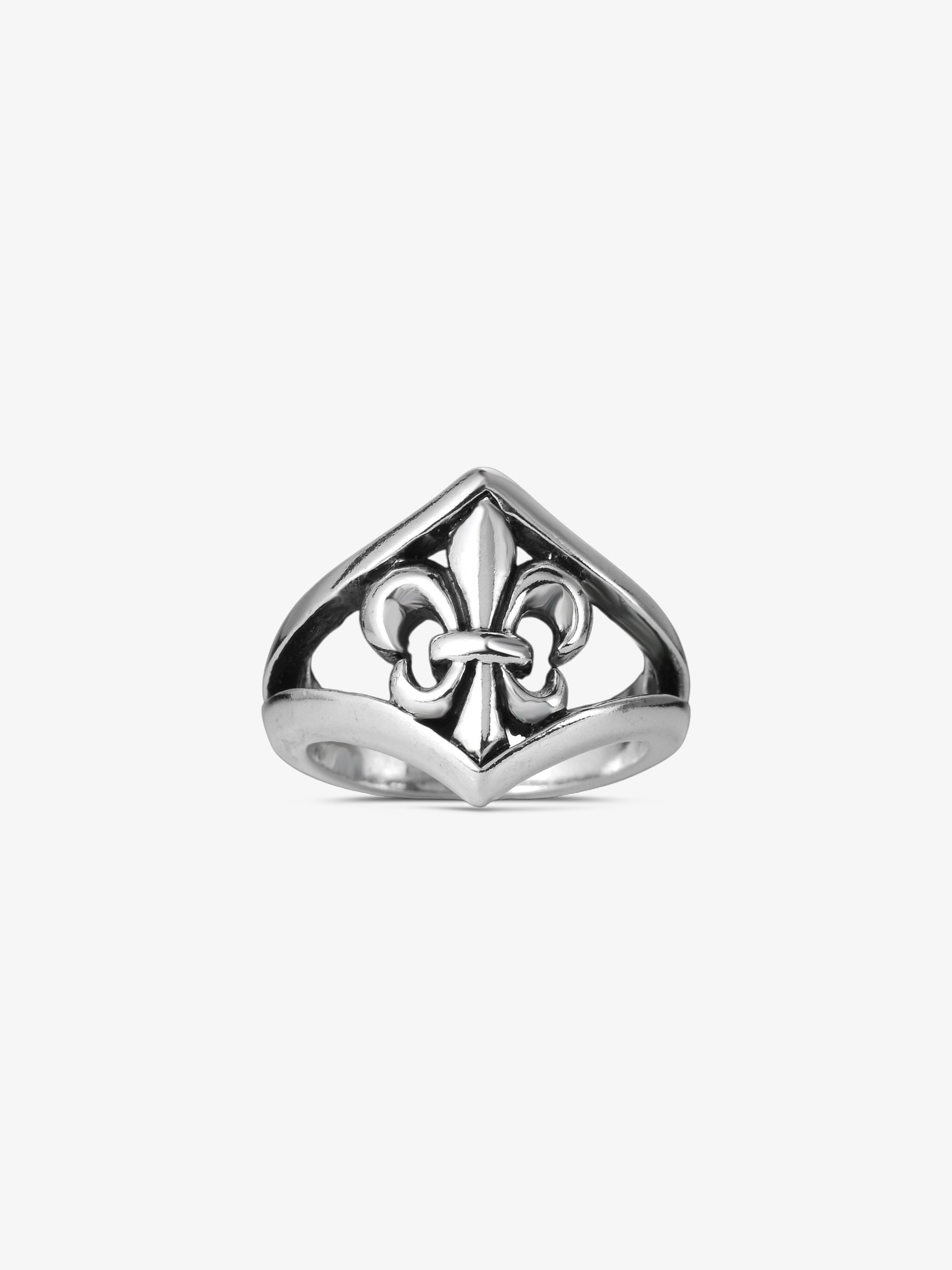 Ring Fleur de Lis „Lysveil“