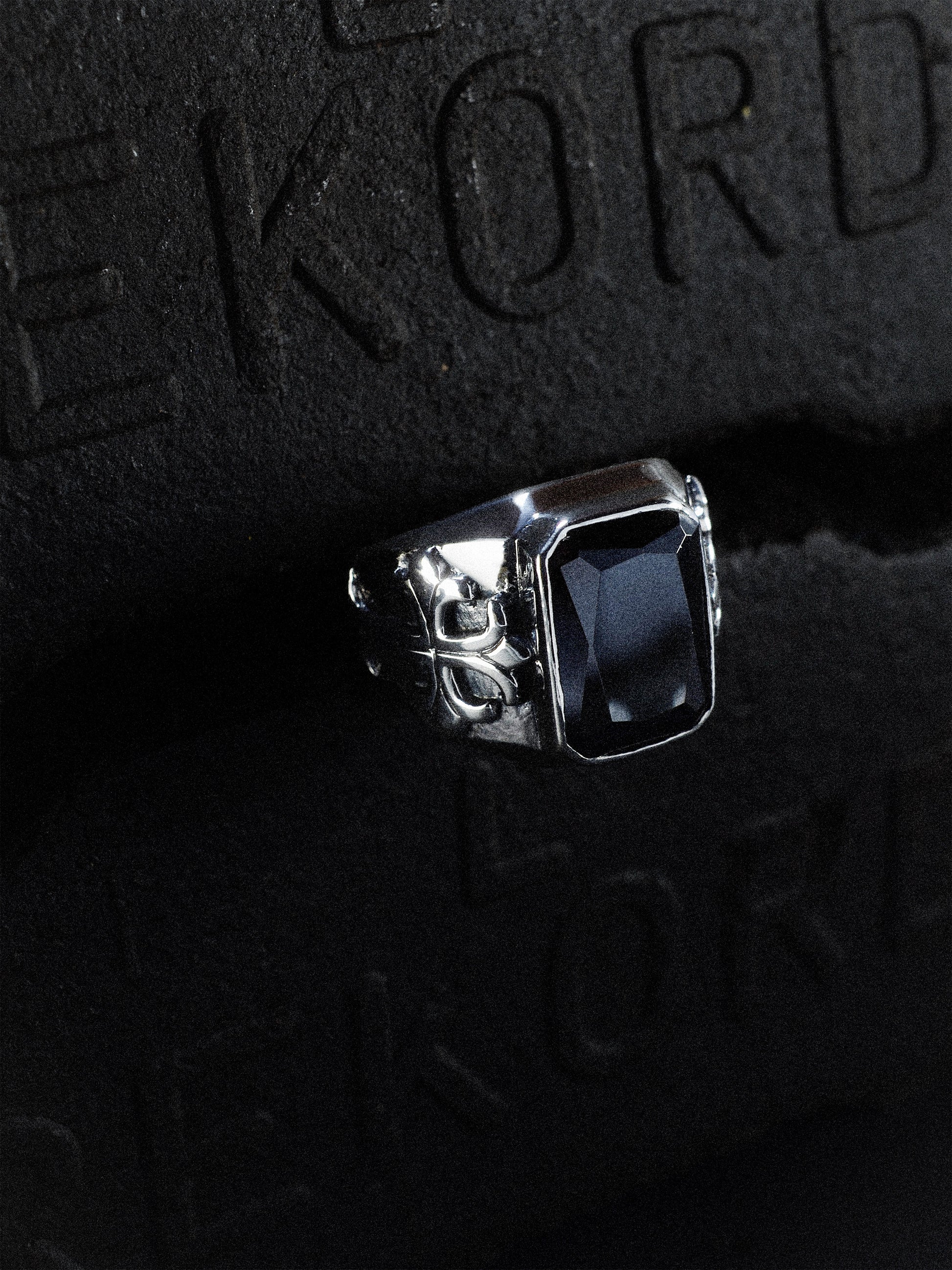 Ring Lilienkreuz „Darkcrux” schwarz