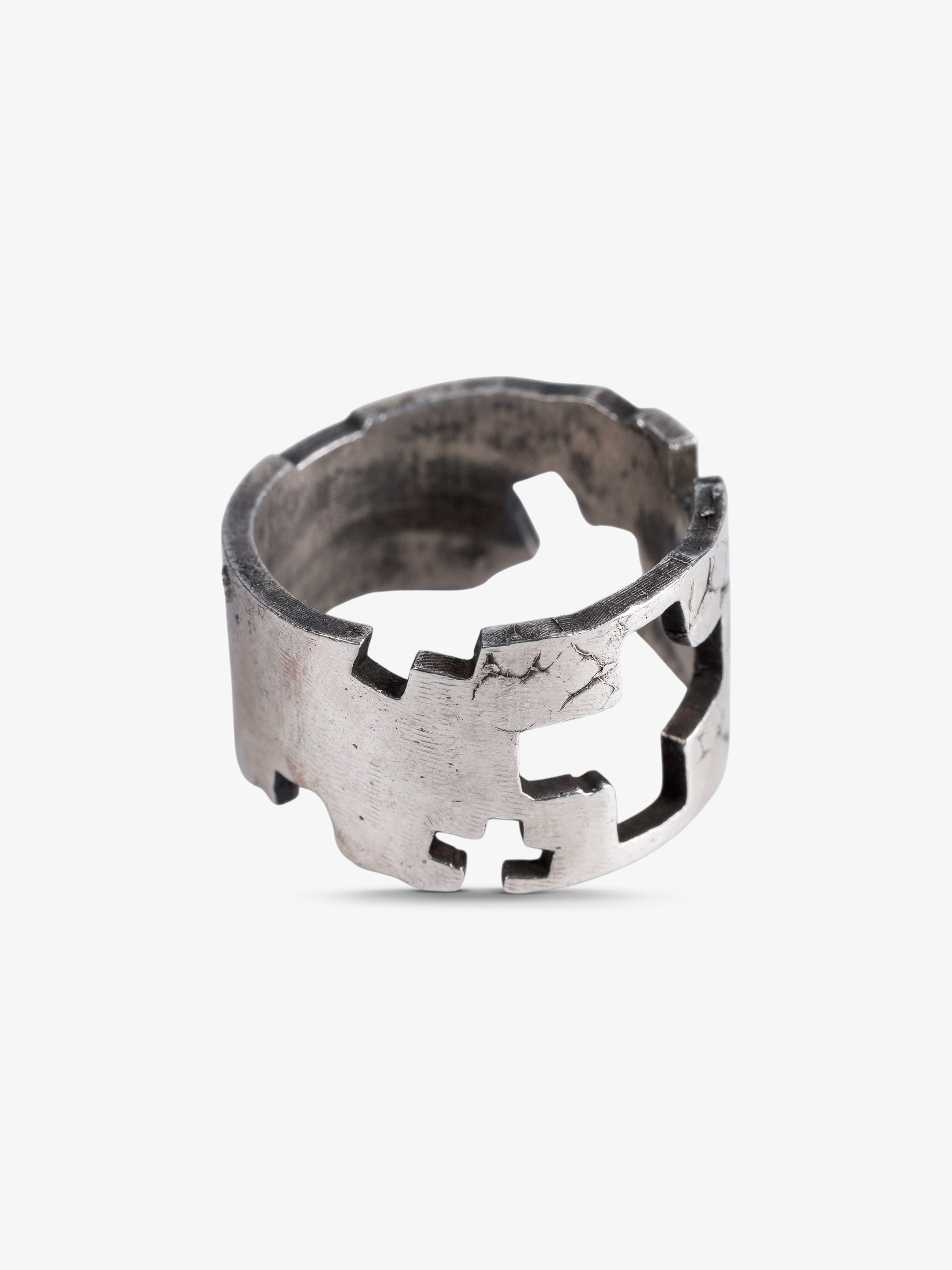 Stone Cross Ring - Sebamakes