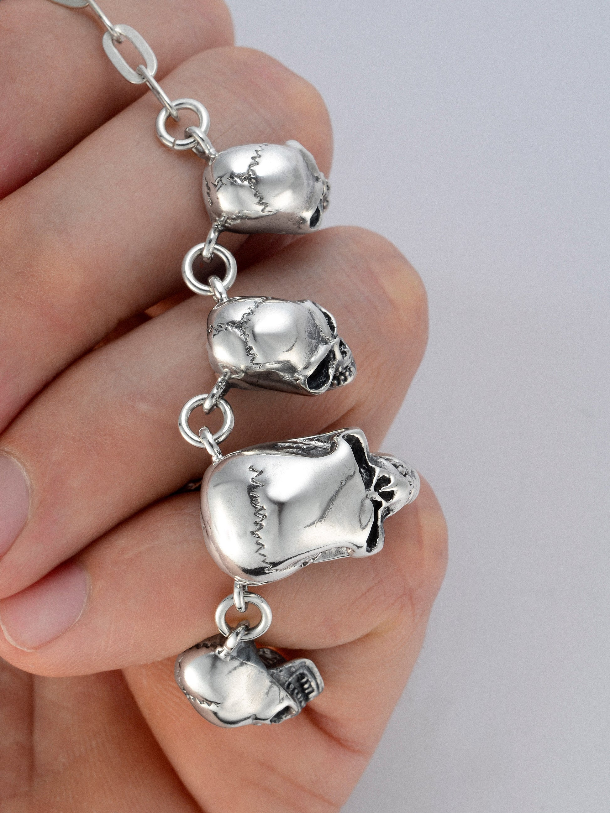 Sculpted Skull Armband