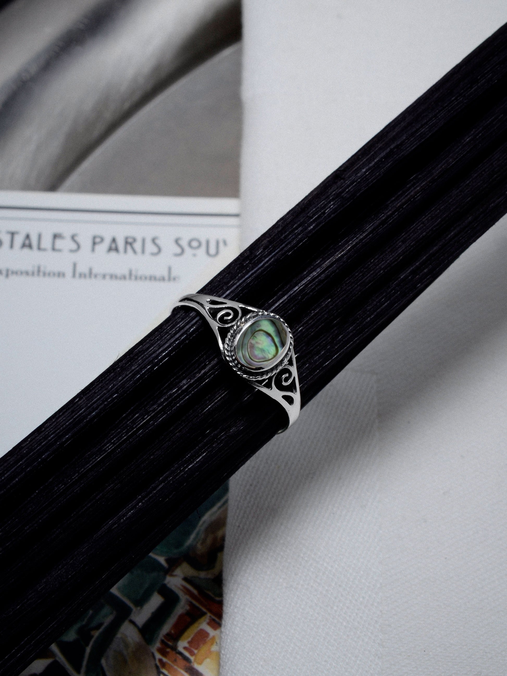 Ring „Auralis“ Abalone