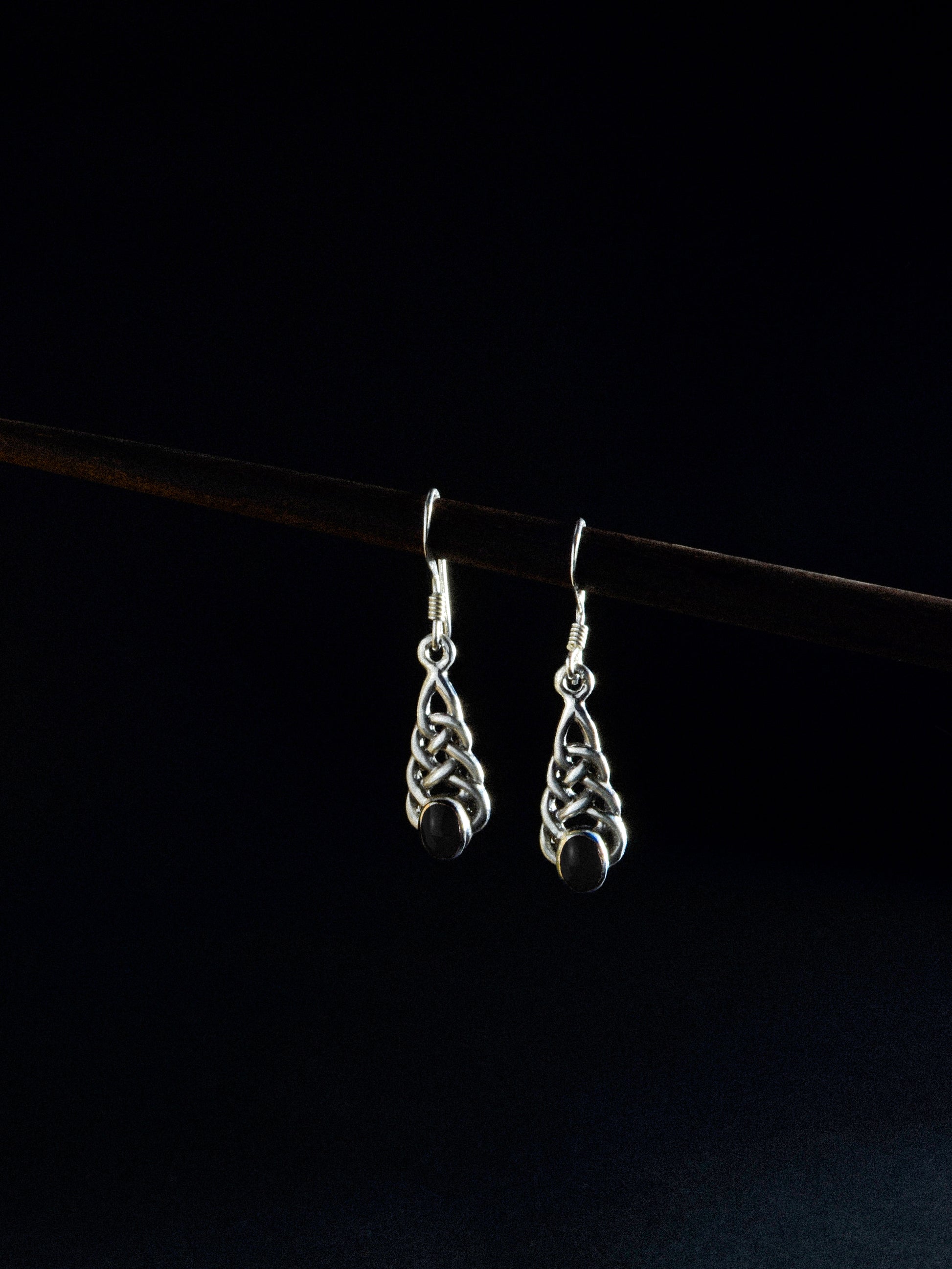 Ohrhänger „Aeternitas“ schwarz