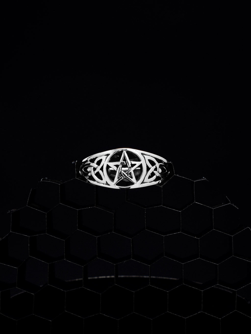 Ring Pentagramm „Velcrysion“