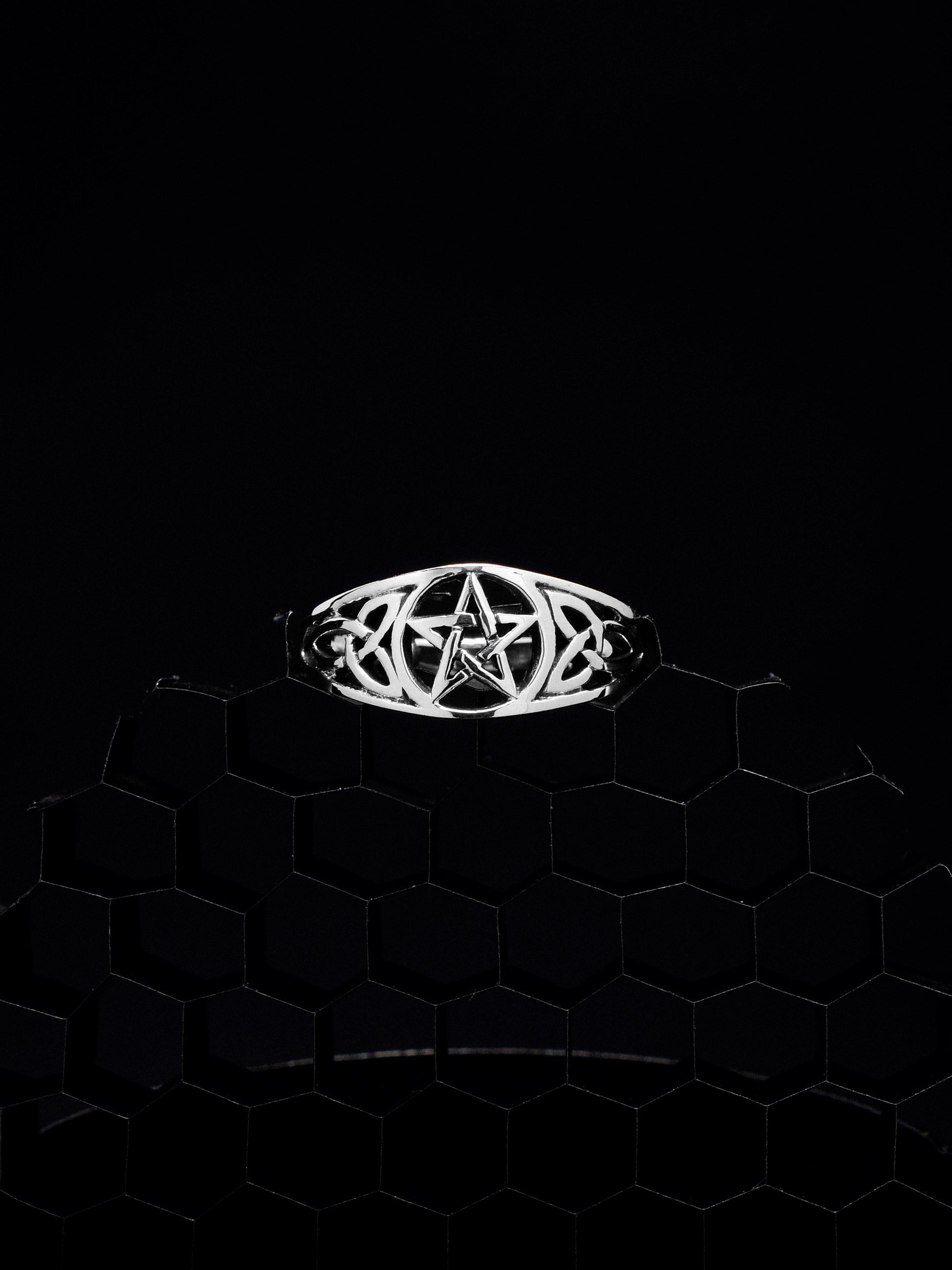 Ring Pentagramm „Velcrysion“
