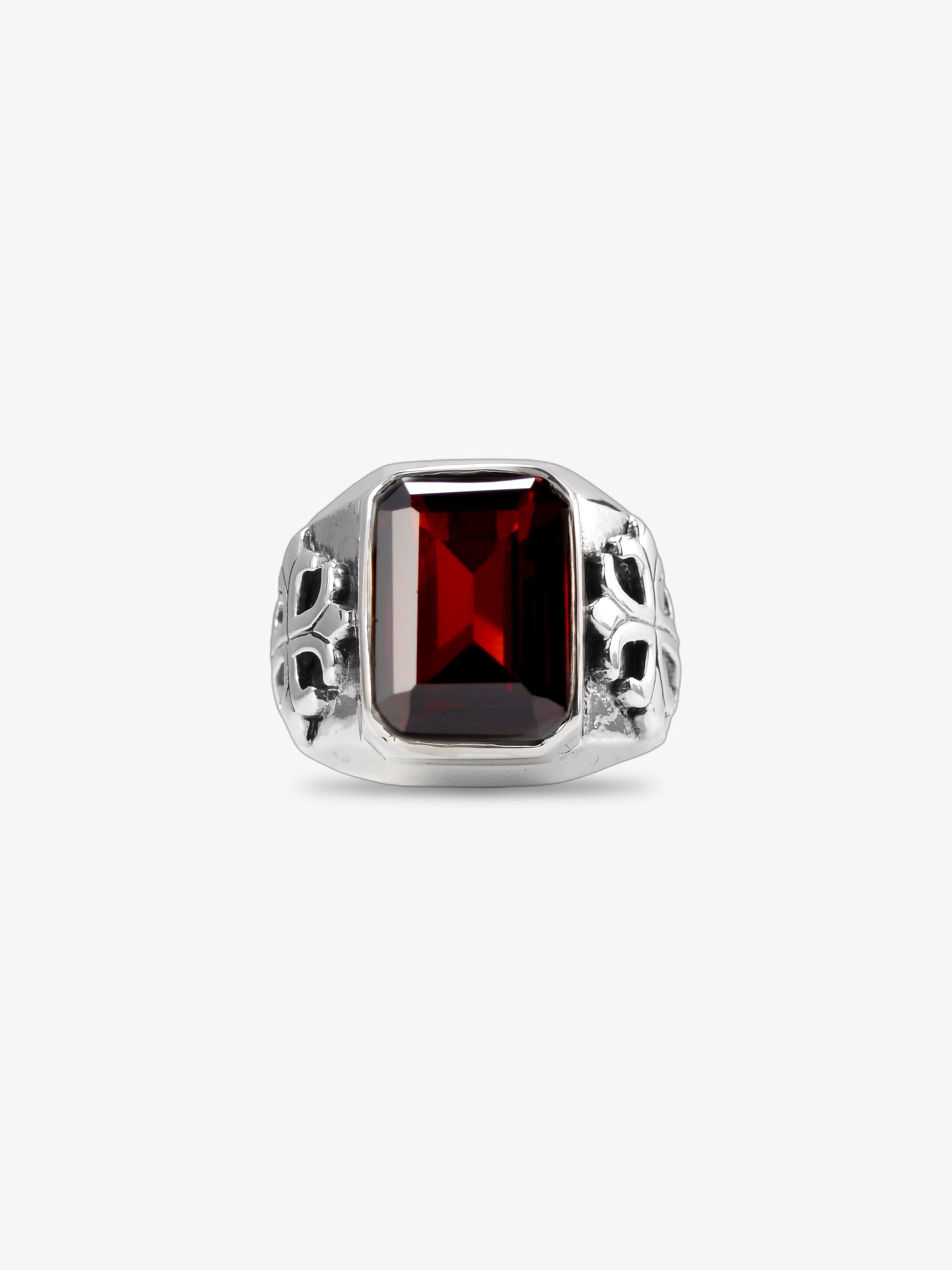 Ring Lilienkreuz „Darkcrux” rot