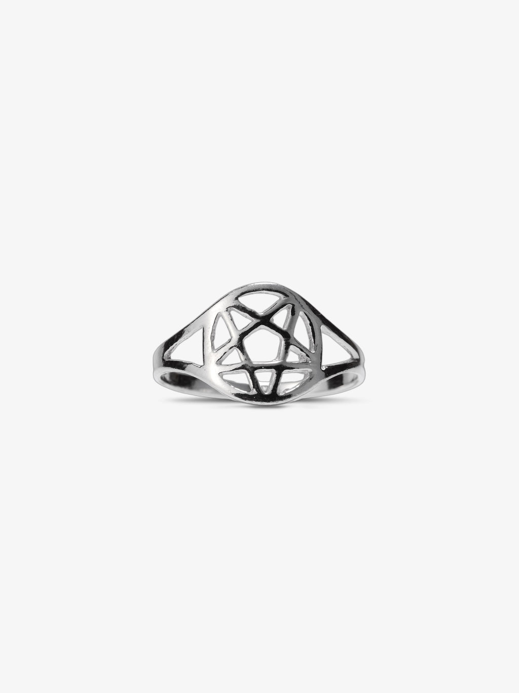 Ring Pentagramm „Tenebris Star“