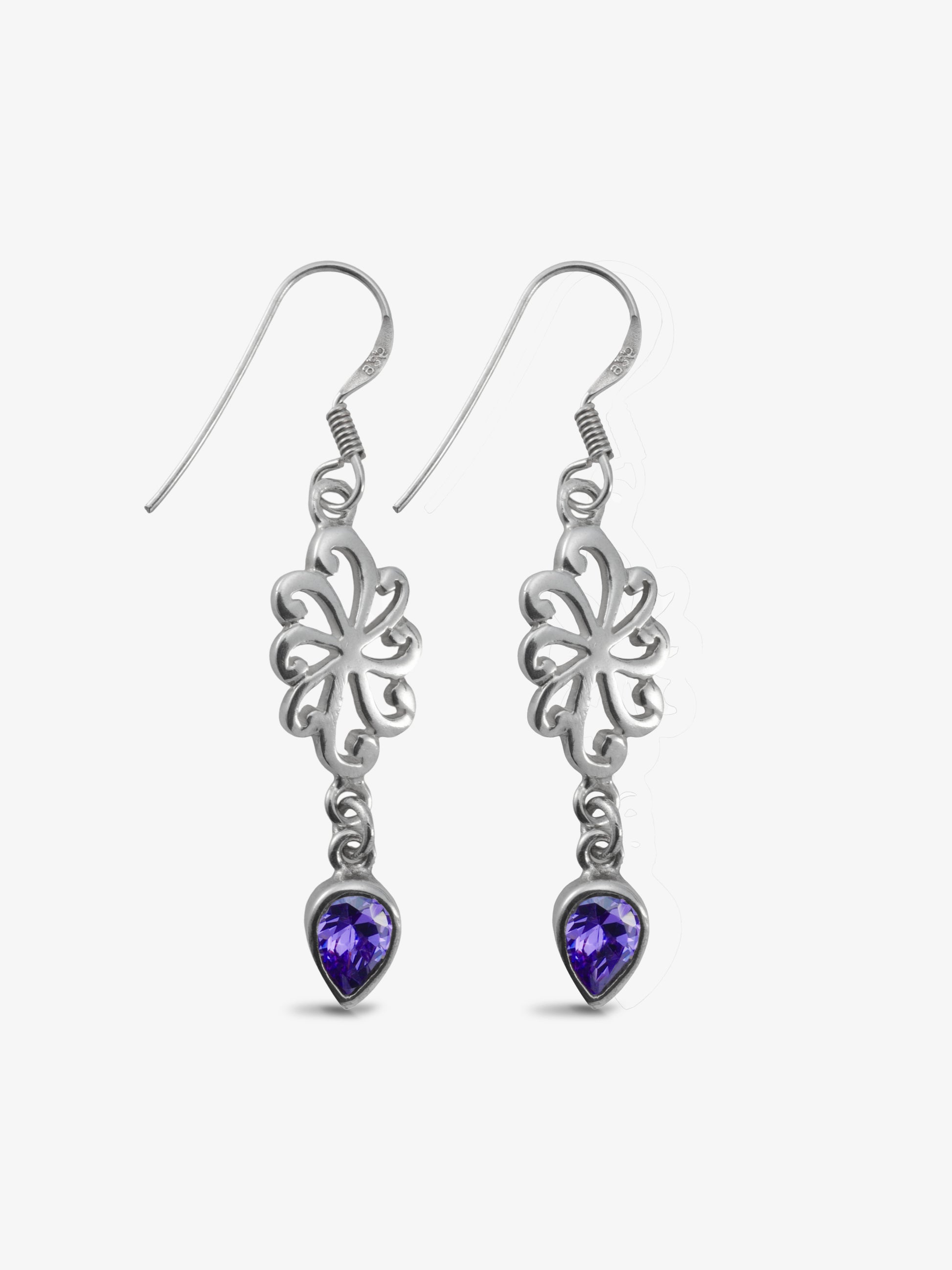 Ohrhänger „Ametra“ violett